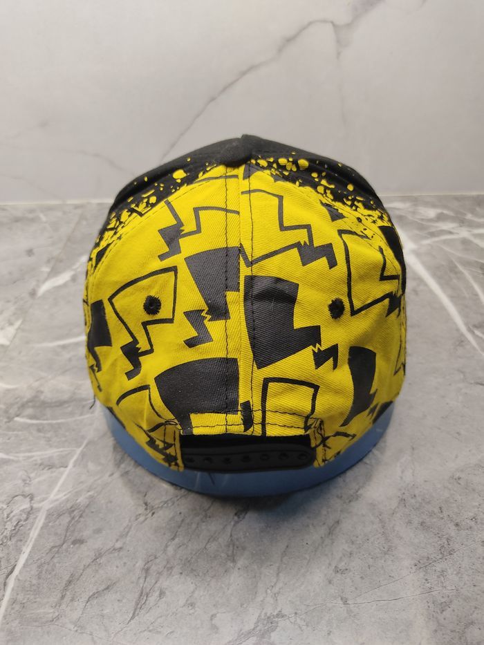 Japanese Brand × Pokemon Pikachu Pokemon Big logo Cap Hat Size ONE SIZE - 4 Thumbnail