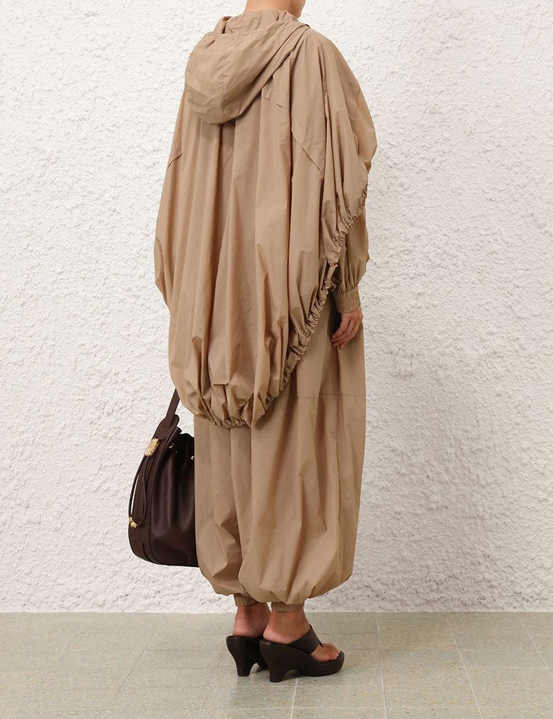 Zimmermann oc11z0226 Dawning Parachute Jacket in Taupe Size L / US 10 / IT 46 - 4 Thumbnail