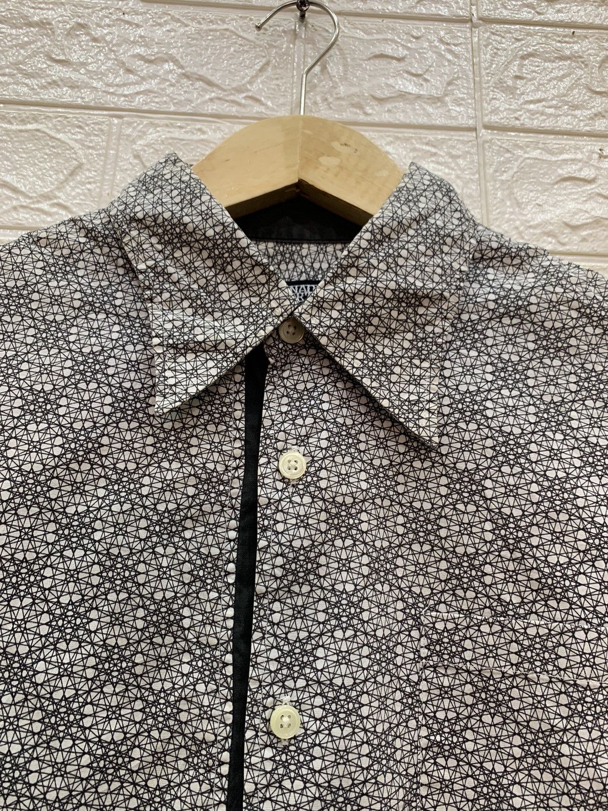 Tornado Mart × Vintage TORNADO MART GEOMETRIC BUTTON UP SHIRT Size US M / EU 48-50 / 2 - 3 Thumbnail