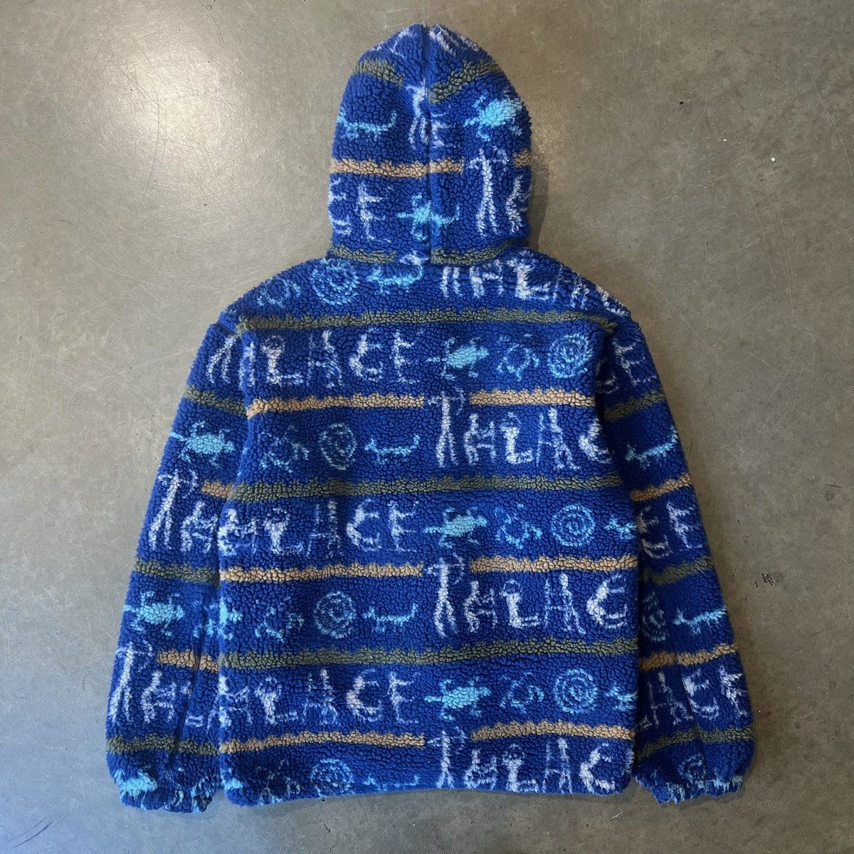 Palace Palace Nein Electricity Fleece FW21 Size US M / EU 48-50 / 2 - 2 Thumbnail