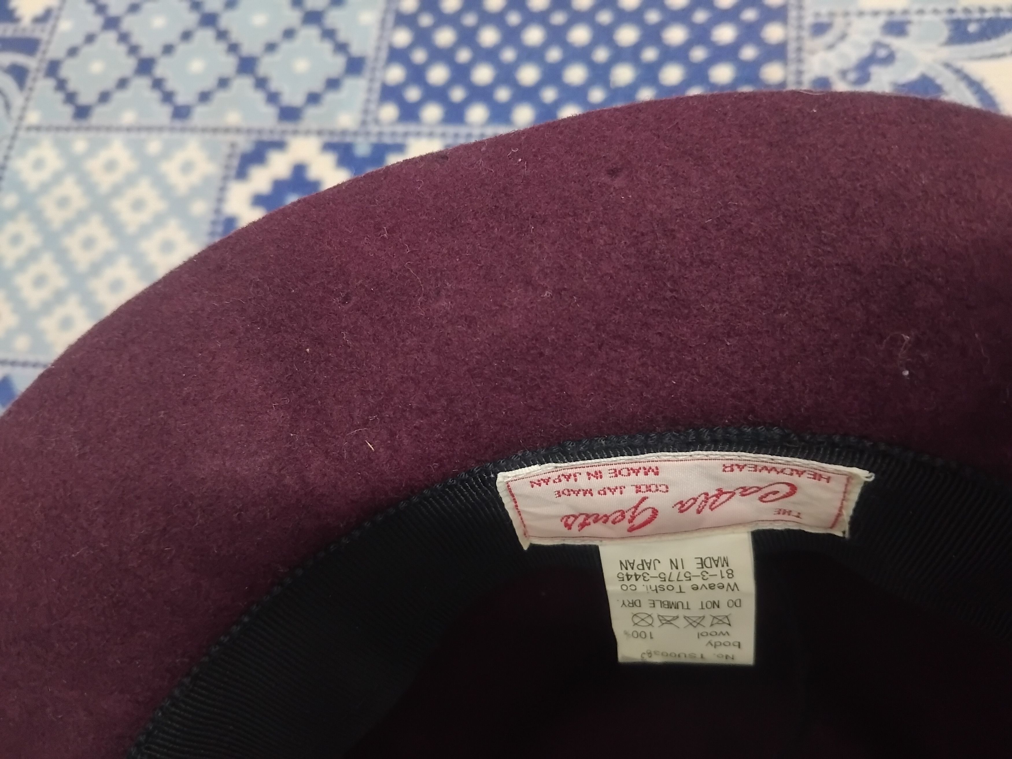 CA4LA CA4LA Made in Japan marron wool fedora hat Size ONE SIZE - 5 Thumbnail