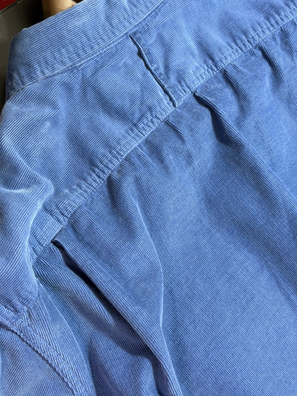 Banana Republic Banana Republic Blue Corduroy Slim Fit Shirt Size US L / EU 52-54 / 3 - 6 Thumbnail