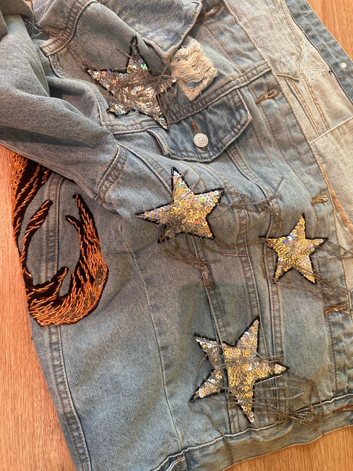 Other Embroidered Patches Jeans Jacket Size ONE SIZE - 12 Thumbnail
