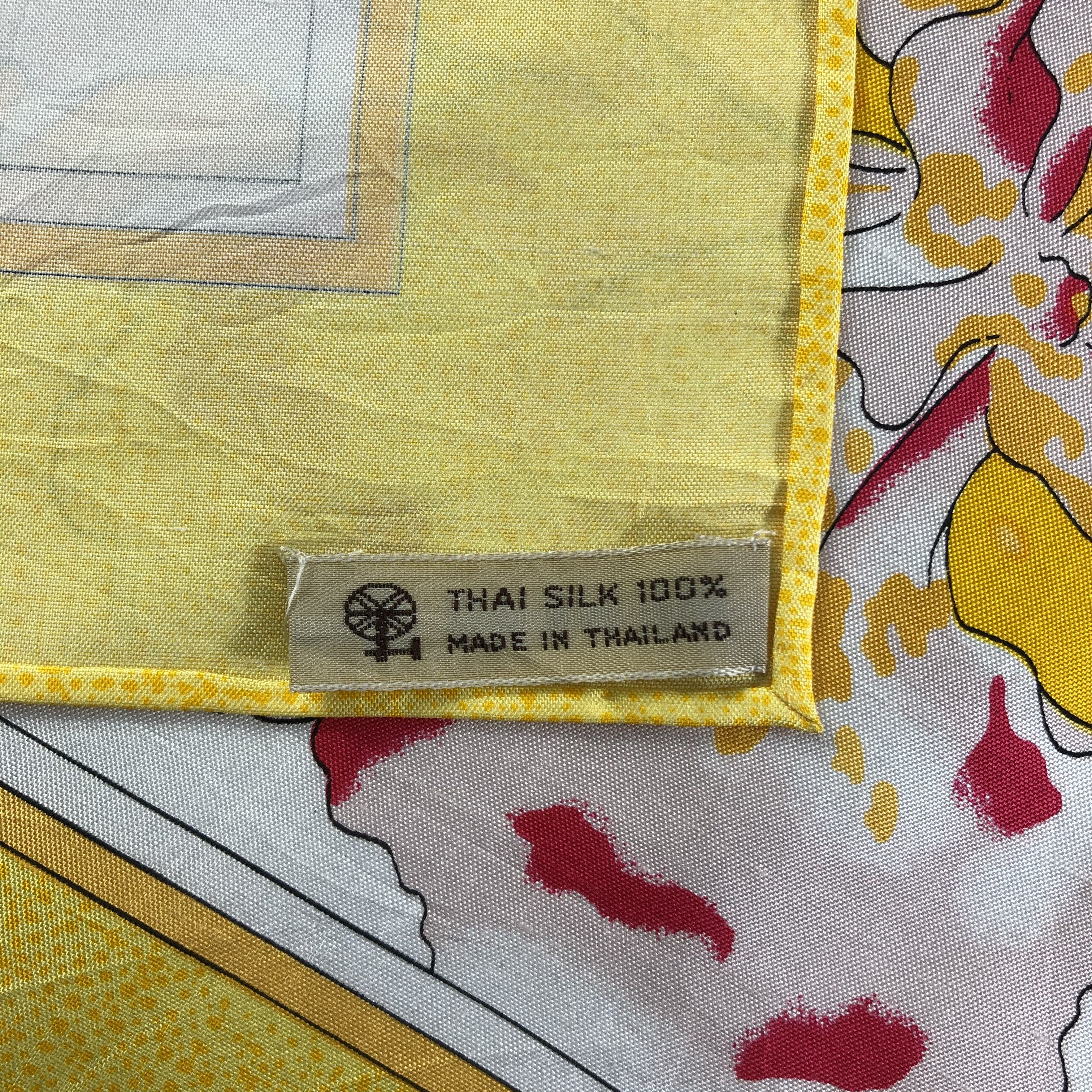 Jim Thompson × Vintage Vintage Jim Thompsom Silk Scarf Size ONE SIZE - 5 Thumbnail