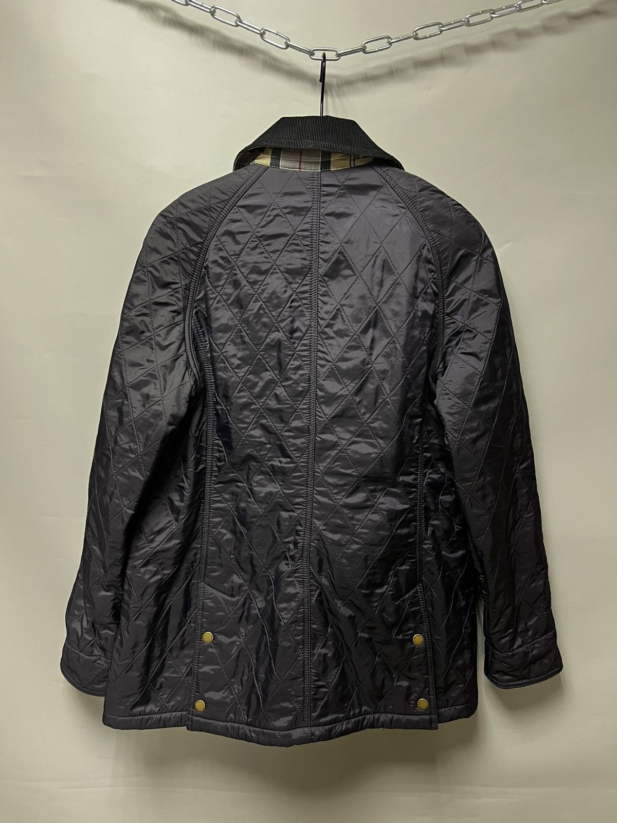Barbour Womens Barbour Beadnell Polarquilt Quilted Jacket Navy Size M / US 6-8 / IT 42-44 - 2 Thumbnail