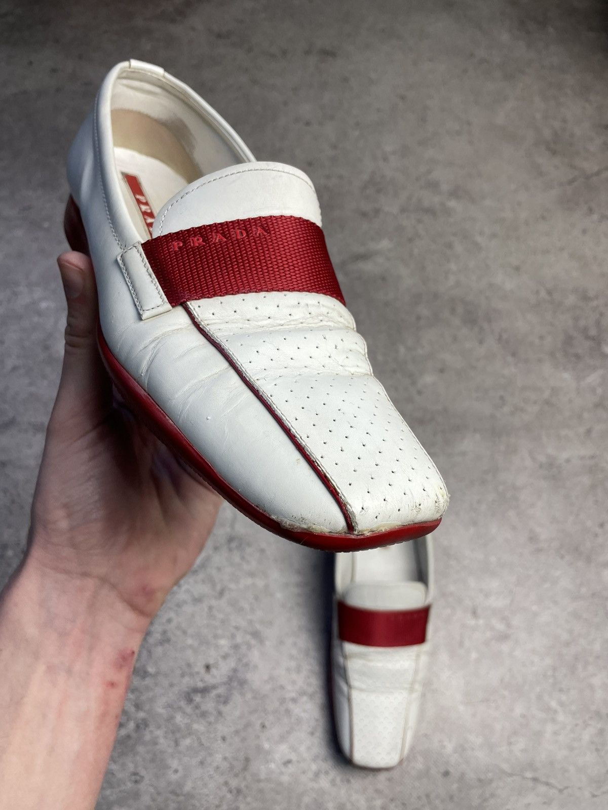 Prada Vintage Leather Prada Loafers Size US 8.5 / IT 38.5 - 4 Thumbnail
