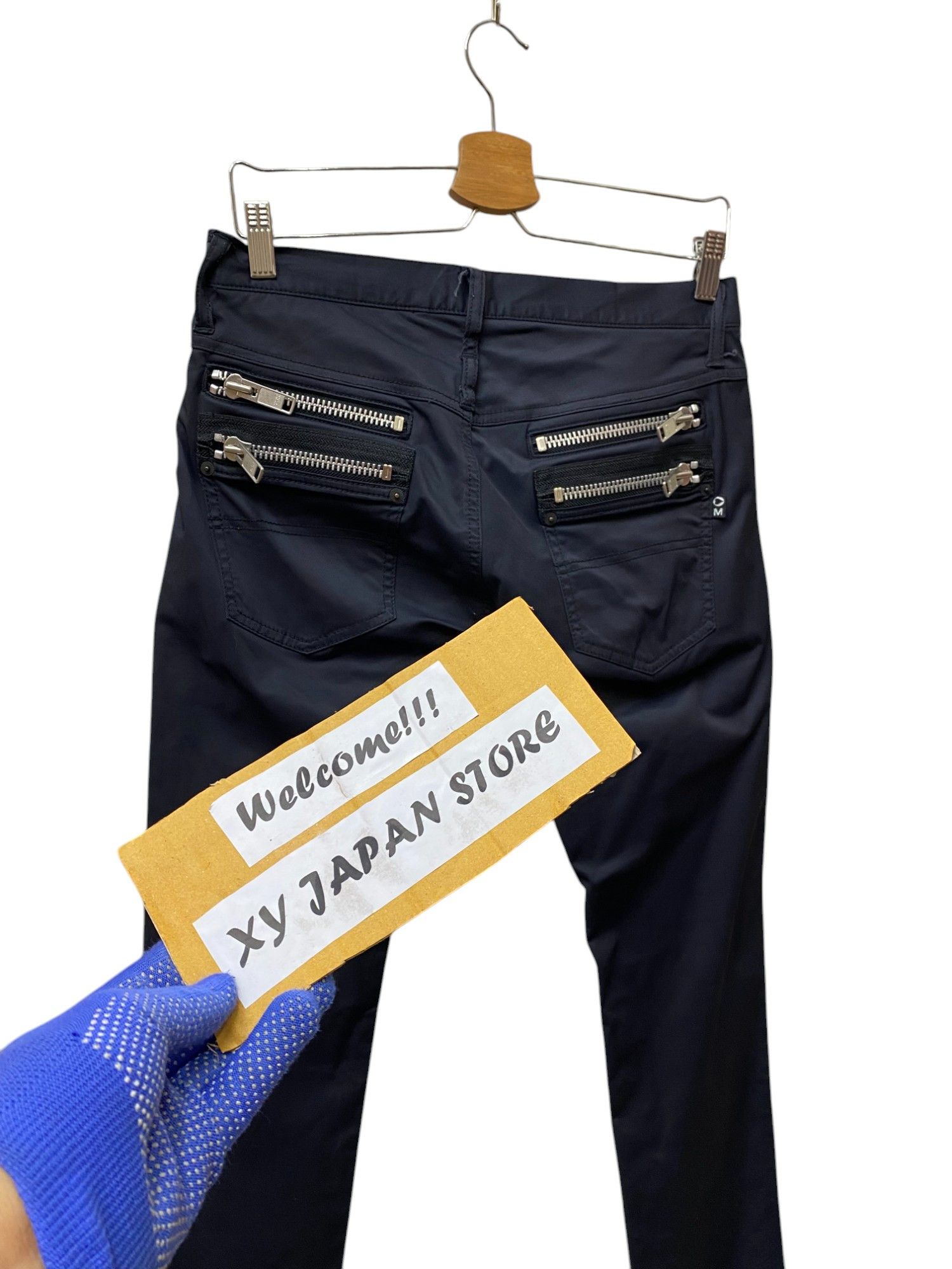 Issey Miyake × Morgan Homme Morgan Homme SUPERBLACK Issey Miyake bondage zipper lowrise Size US 28 / EU 44 - 1 Thumbnail