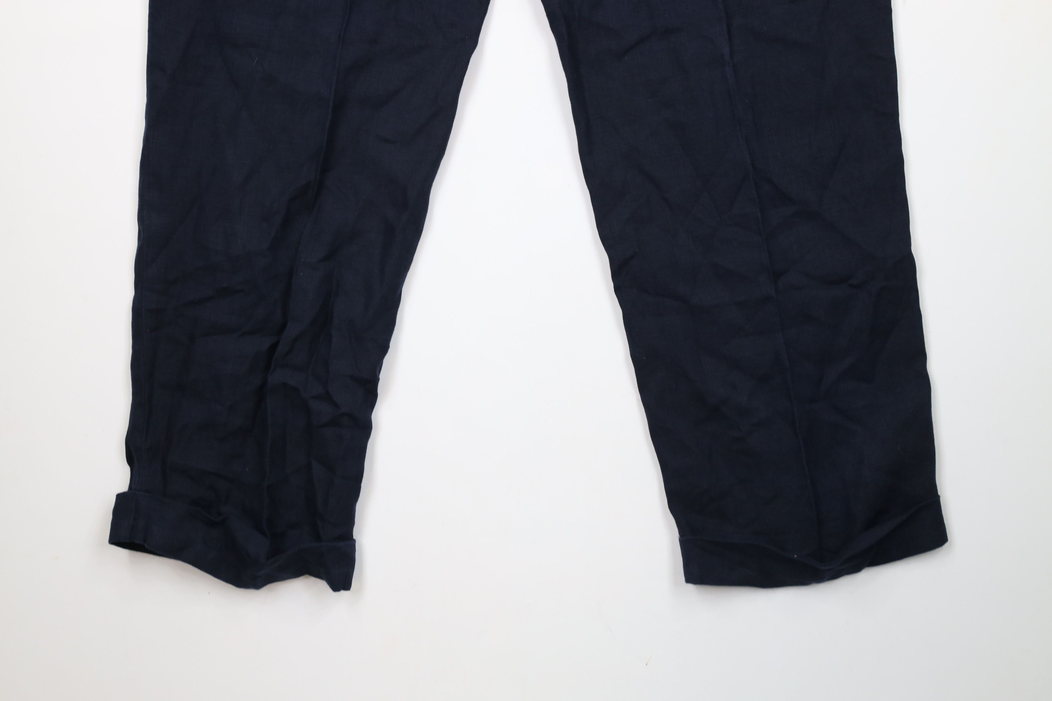 Brooks Brothers × Vintage Vintage Brooks Brothers Cuffed Wide Leg Chino Pants Linen Size US 34 / EU 50 - 11 Thumbnail