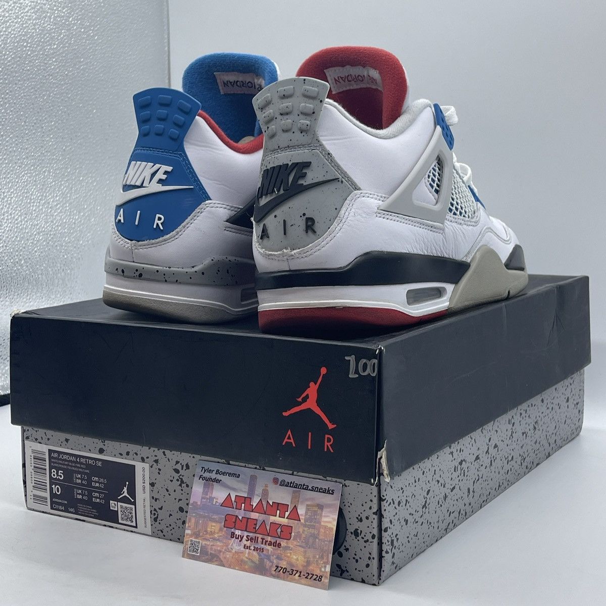 Jordan Brand Air Jordan 4 what the 4 Size US 8.5 / EU 41-42 - 5 Thumbnail
