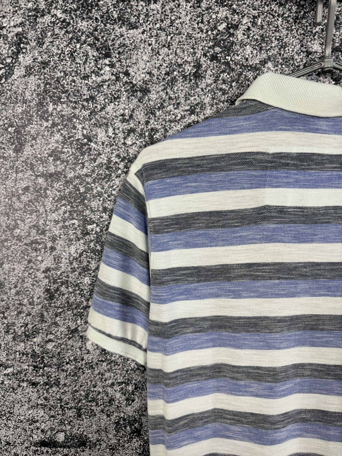 La Martina La Martina Buenos Aires Striped Polo Shirt Slim Fit Size L Size US L / EU 52-54 / 3 - 12 Thumbnail