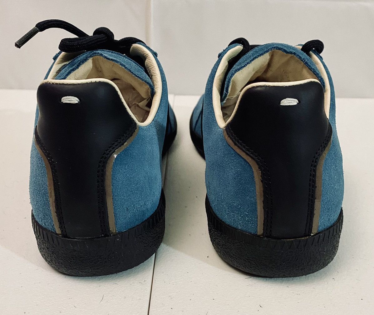 Maison Margiela Maison Margiela 22 🇮🇹 Teal Brush Suede Single Stitch GATs New Size US 7 / EU 40 - 6 Thumbnail