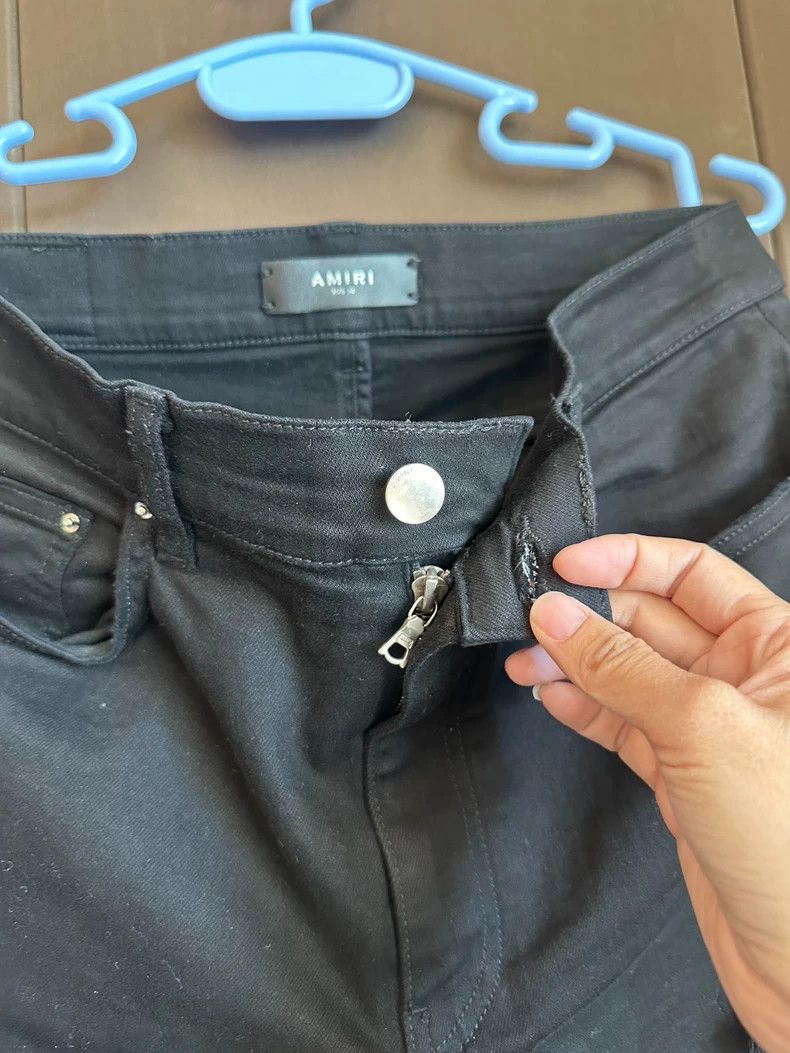 Amiri Amiri Black Diamond Crystal Destroy Jean Size US 34 / EU 50 - 5 Thumbnail