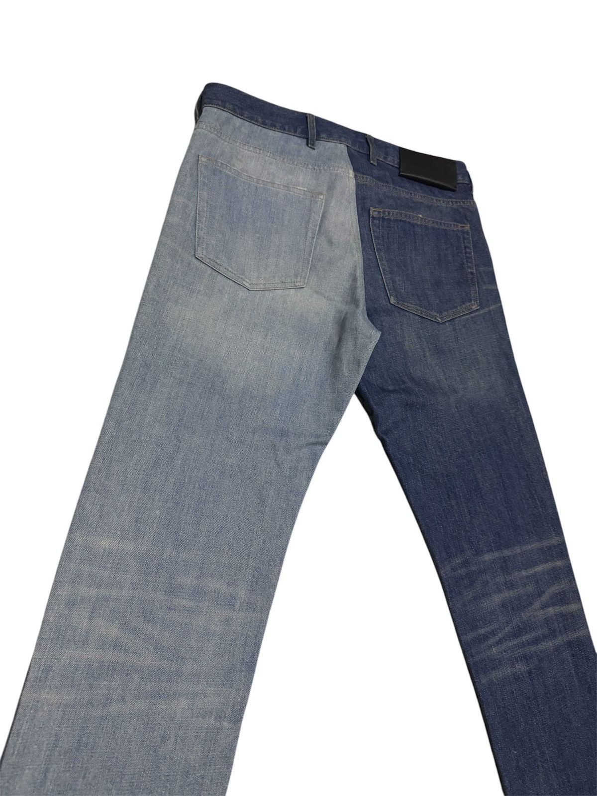 Lanvin × Vintage OG Lanvin Dior 2 Tones Colour Denim Straight Cut Jeans Size US 32 / EU 48 - 1 Thumbnail