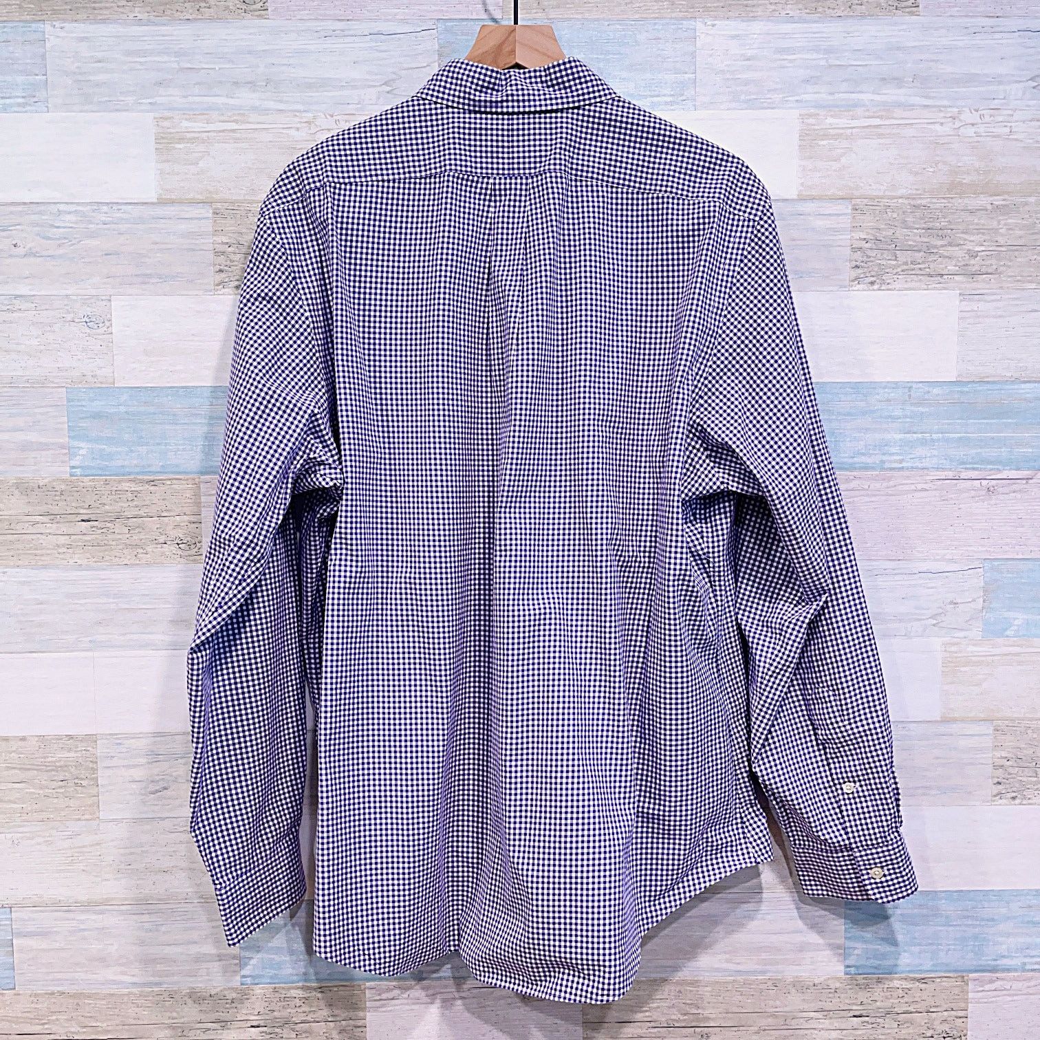 Ralph Lauren Ralph Lauren Gingham Custom Fit Oxford Shirt Purple XL Size US XL / EU 56 / 4 - 3 Thumbnail