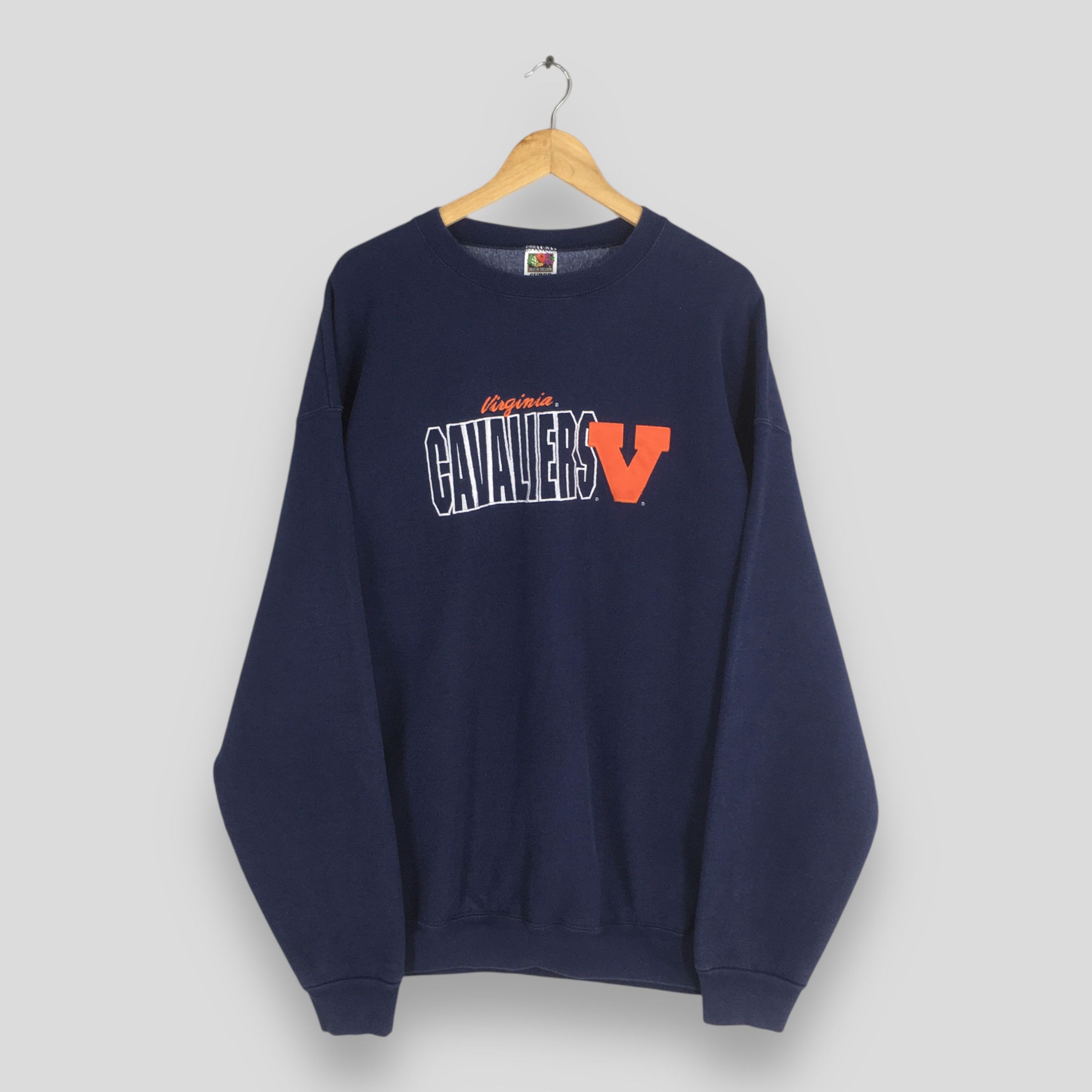 NCAA Vintage Virginia Cavaliers NCAA Sweatshirt 2XLarge Size US XXL / EU 58 / 5 - 1 Thumbnail
