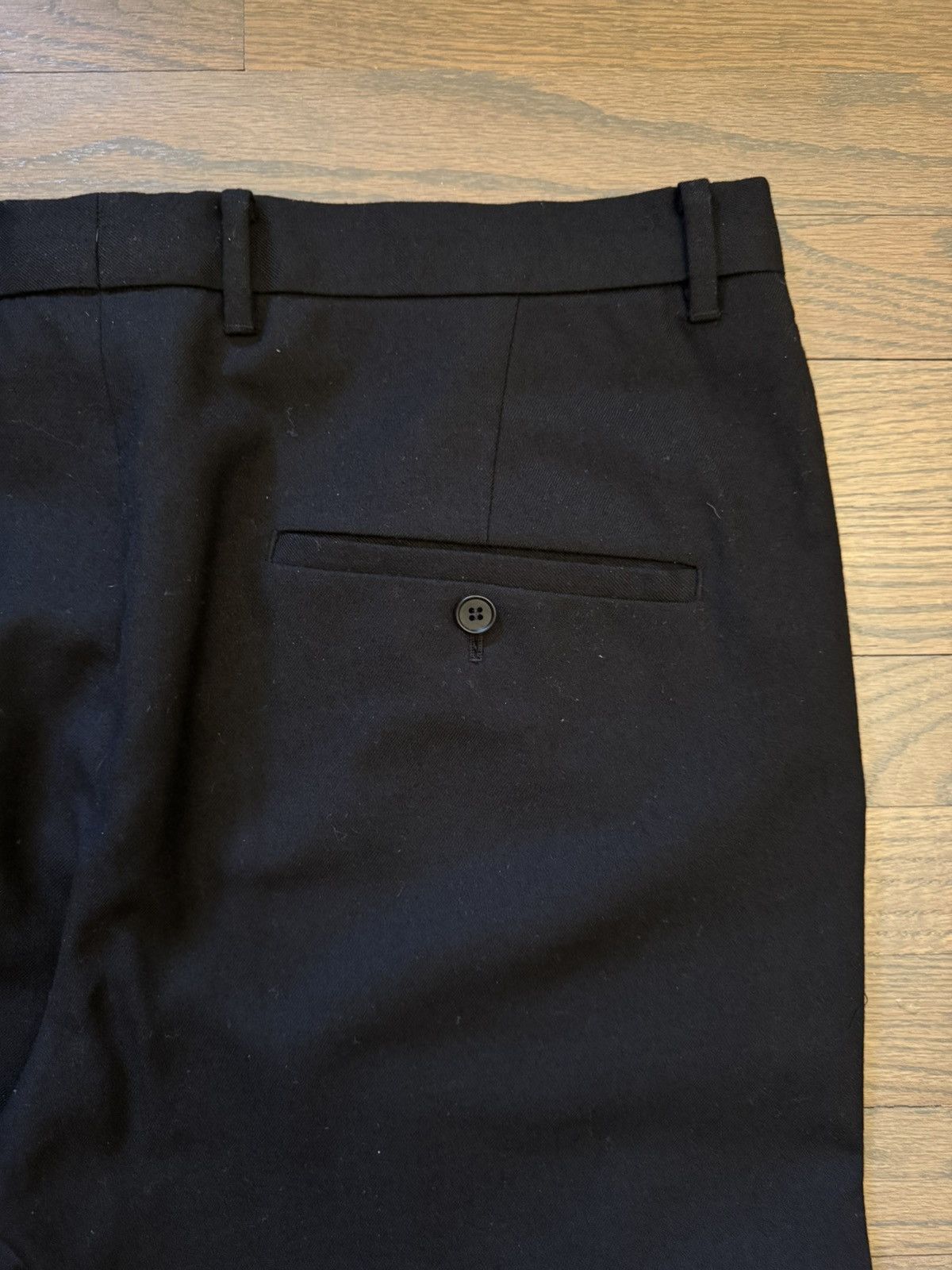 Allsaints Allsaints Black 100% Wool Trousers Size US 36 / EU 52 - 6 Thumbnail