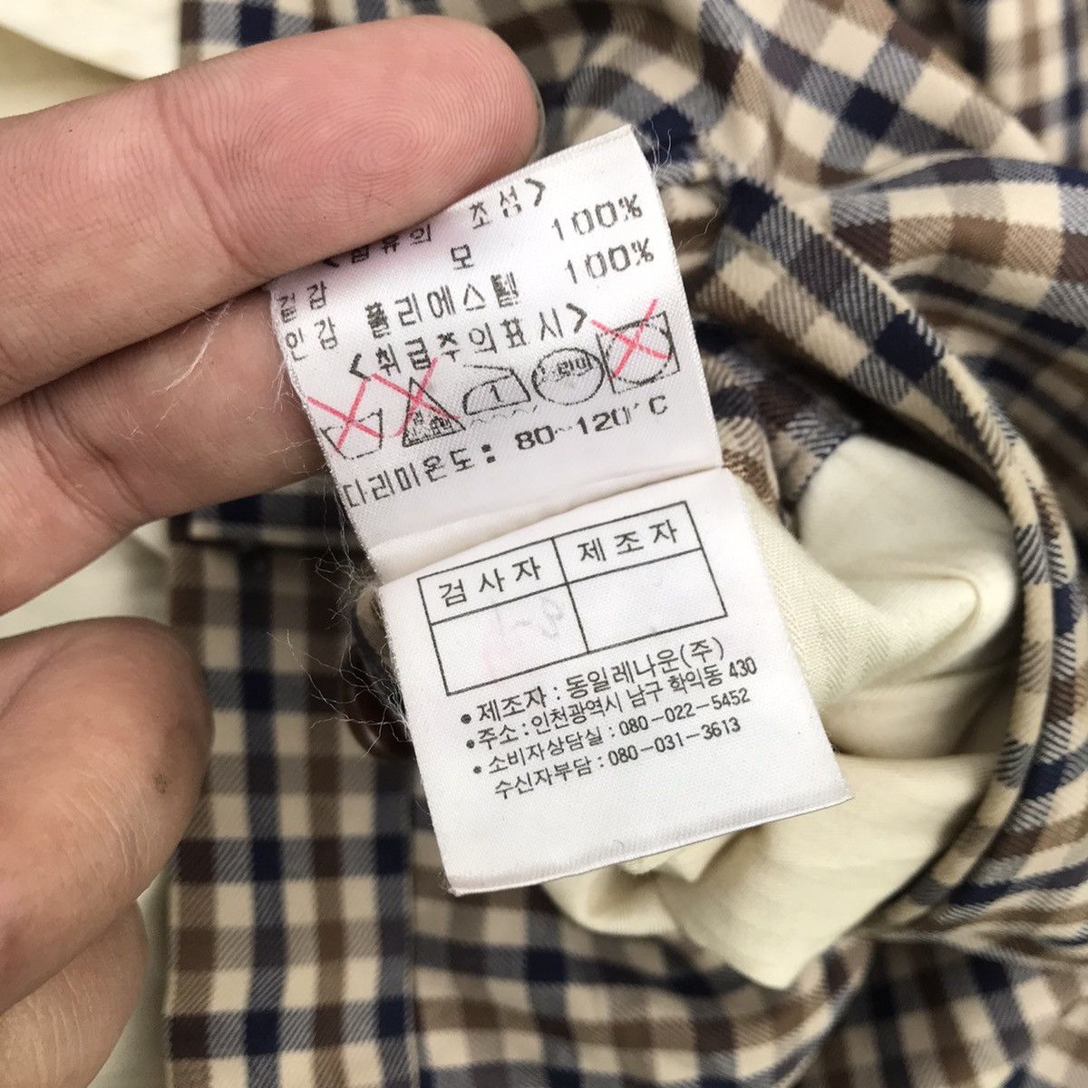 Aquascutum × Other UK × Vintage Aquascutum of london Winster Club Check Trouser Long Pants Size US 34 / EU 50 - 8 Thumbnail