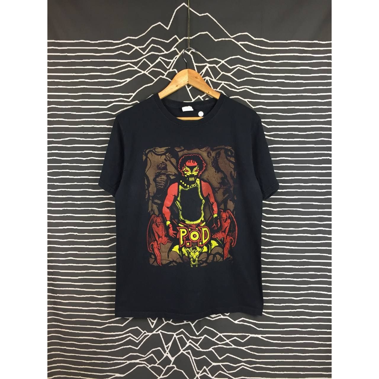 Mexicana × Vintage × WWE Vtg Mexican Wrestlers Prince Of Darkness P.O.D Wrestling Tee Size US M / EU 48-50 / 2 - 2 Thumbnail