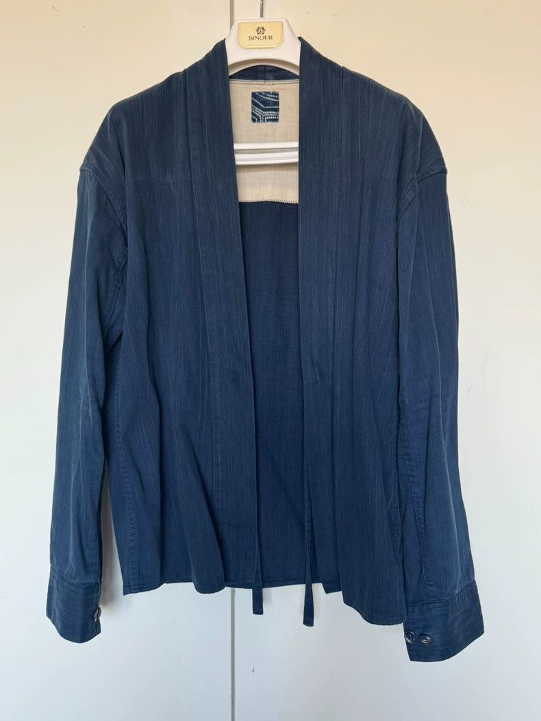Visvim visvim Kimono blue-dyed Taoist robe 2505-Nextarrow Size US M / EU 48-50 / 2 - 1 Thumbnail