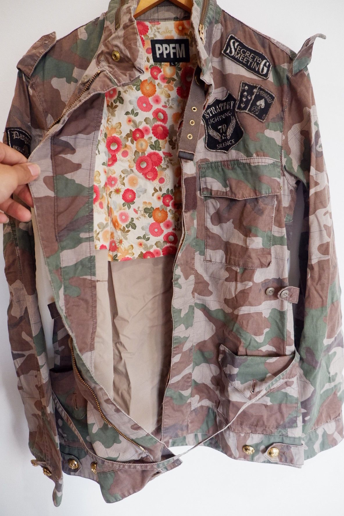 Hysteric Glamour Vintage PPFM Camo Bondage Jacket Size US M / EU 48-50 / 2 - 3 Thumbnail