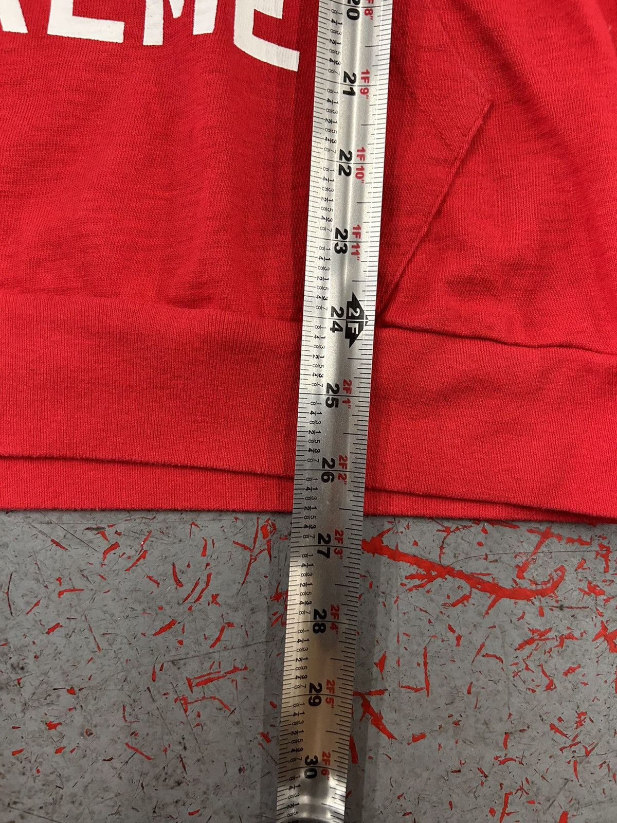 Supreme Supreme Pocket Red Pullover Hoodie Size Medium Size US M / EU 48-50 / 2 - 8 Thumbnail