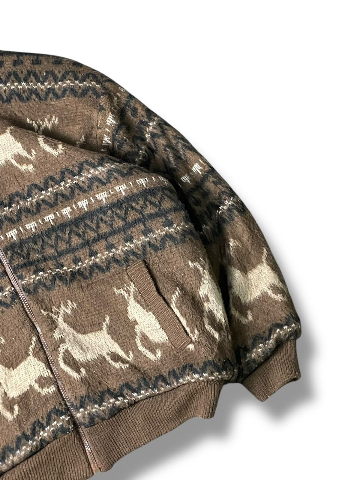 Japanese Brand × Vintage Vintage BREAKERS Deer Allover Print Hoodies (71) Size US M / EU 48-50 / 2 - 4 Thumbnail