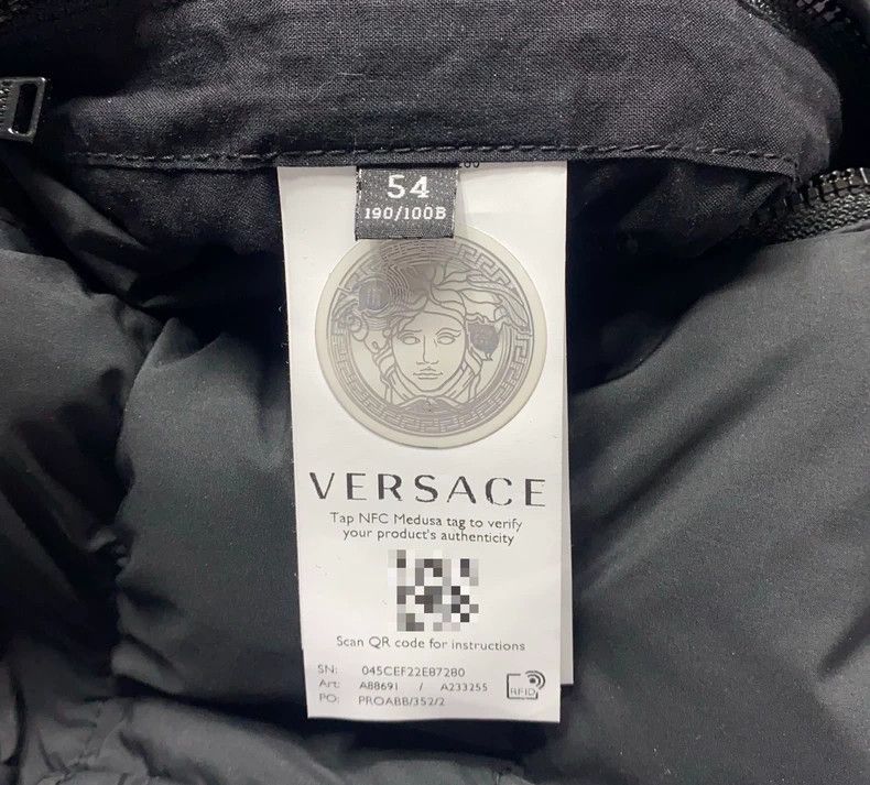 Versace Versace Slim cotton clothes Size US XL / EU 56 / 4 - 7 Thumbnail