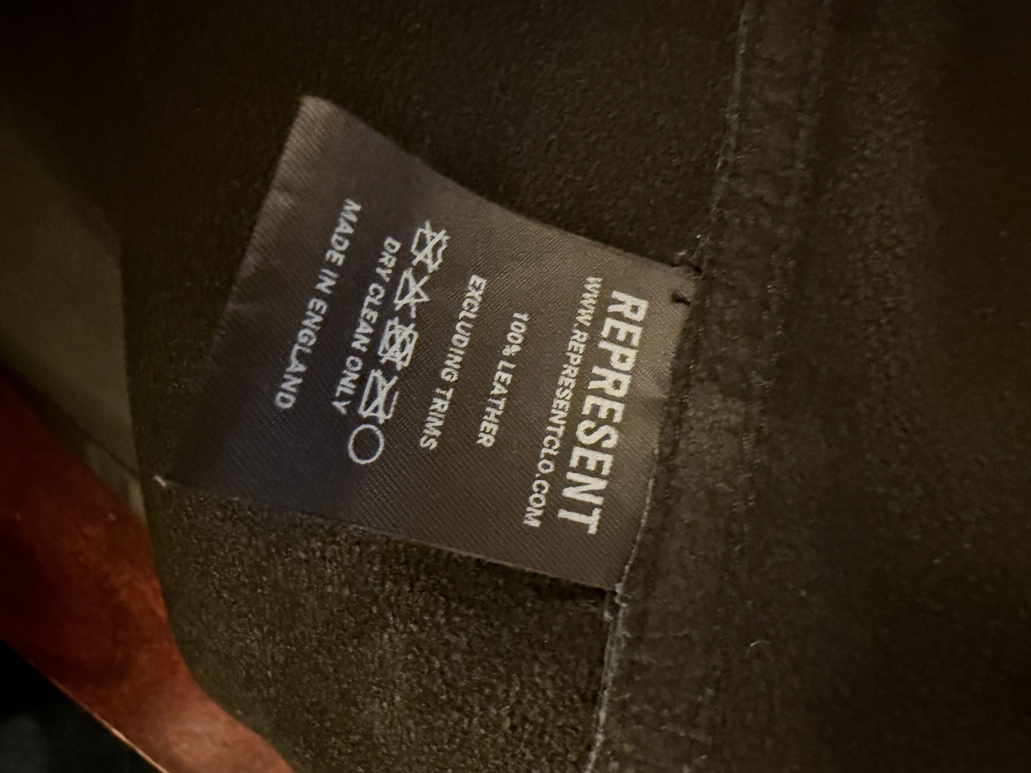 Represent Clo. REPRESENT Leather Overshirt Size US S / EU 44-46 / 1 - 6 Thumbnail
