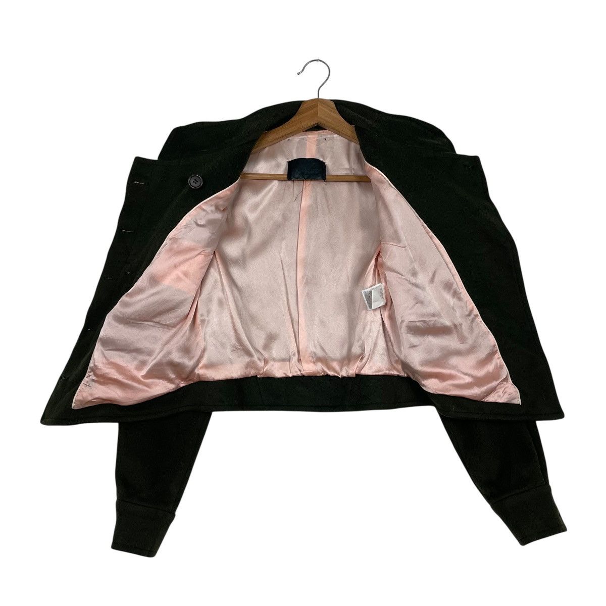 ANTEPRIMA Anteprima Asymmetrical Design Casual Wool Jacket Size XS / US 0-2 / IT 36-38 - 11 Thumbnail