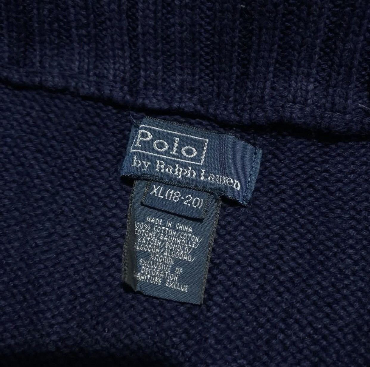 Polo Ralph Lauren Halp Zip Knit Polo Ralph Laurent Size US XL / EU 56 / 4 - 4 Thumbnail