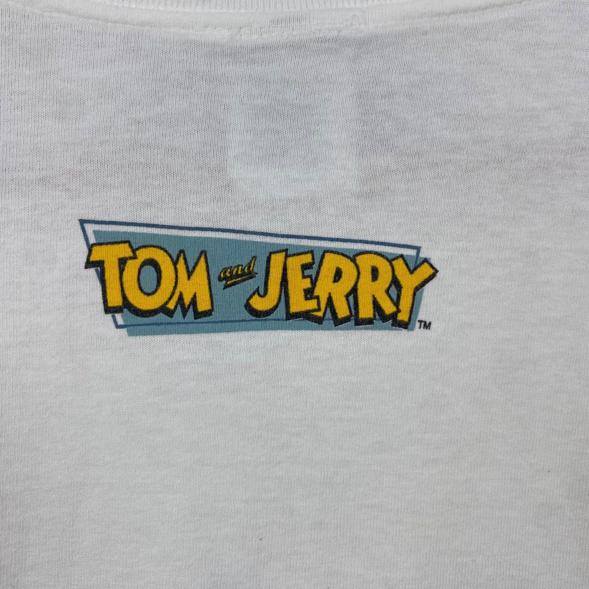 Cartoon Network × Vintage Vintage 90's TOM & JERRY What A Pair Cartoon Tee Shirt Size US L / EU 52-54 / 3 - 9 Thumbnail