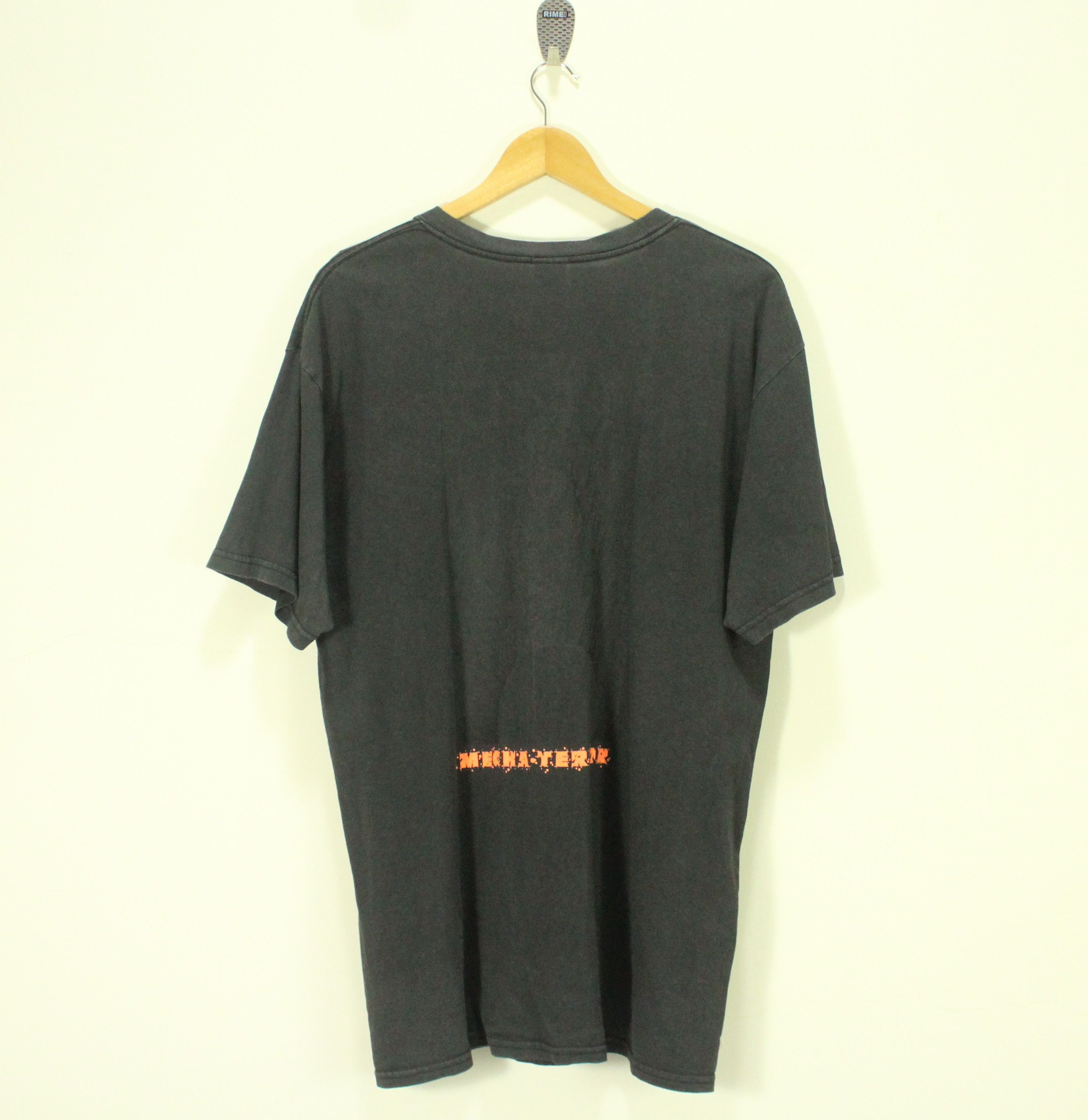 Vintage Vintage PUSHEAD MECHA TERROR T Shirt Black Motif Planet Toys Size US L / EU 52-54 / 3 - 7 Thumbnail