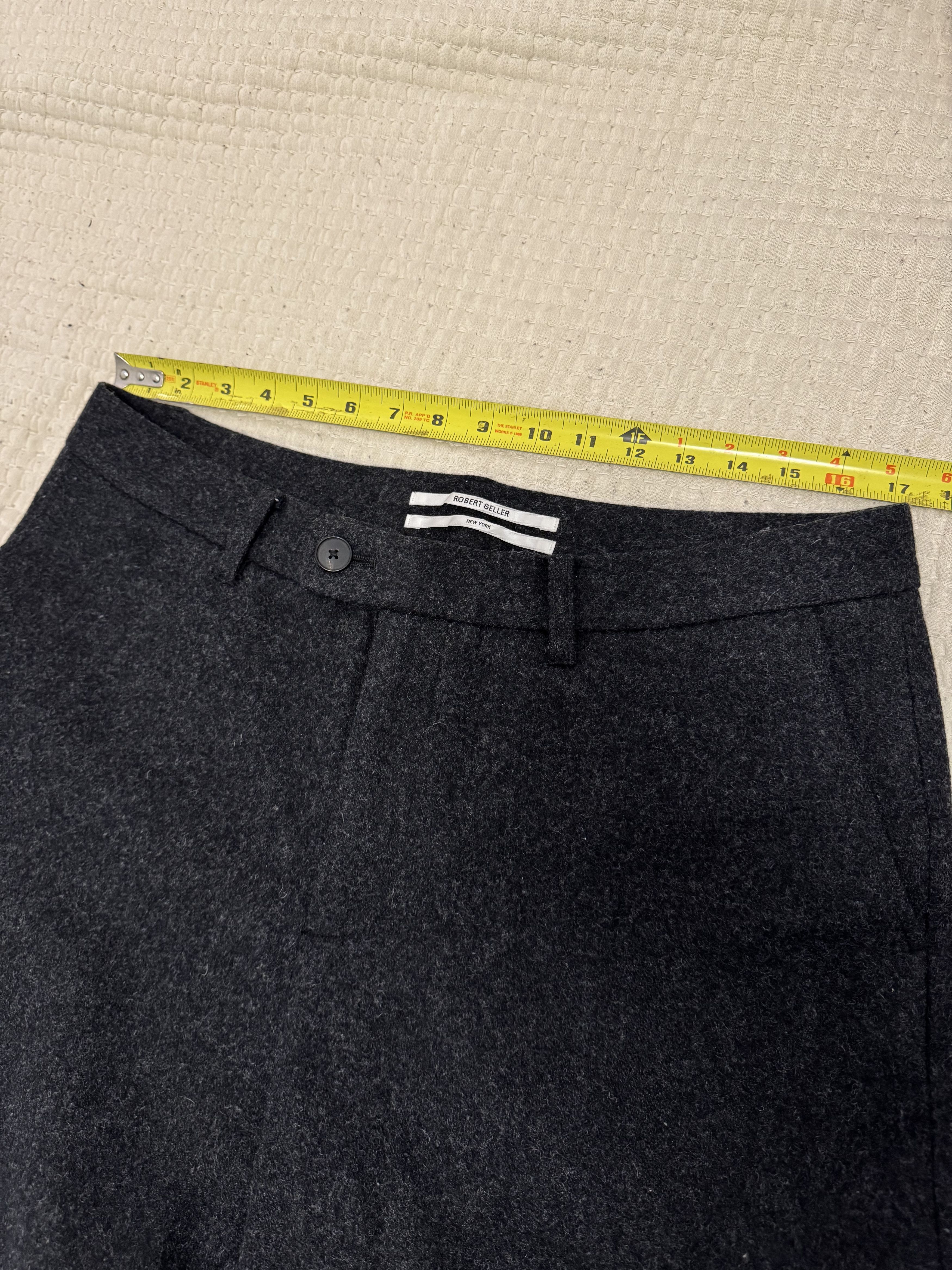 Robert Geller Boiled wool Cropped pants Size US 36 / EU 52 - 2 Thumbnail