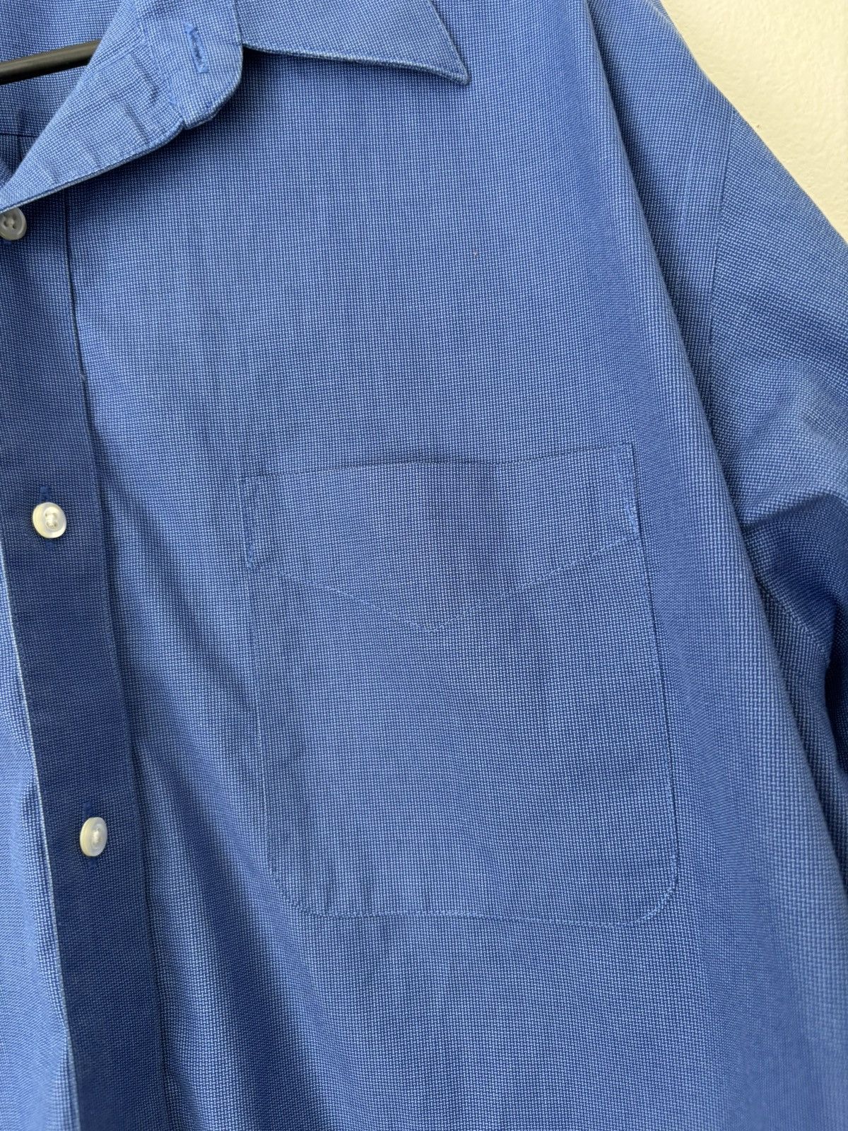 Joseph & Feiss Joseph & Feiss Blue Button Up Shirt Size US XXL / EU 58 / 5 - 3 Thumbnail