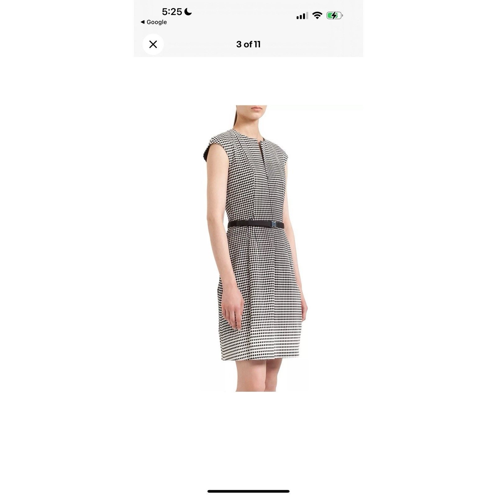 Akris Akris Punto Patterned Sleeveless Midaxi Dress Size M / US 6-8 / IT 42-44 - 5 Thumbnail