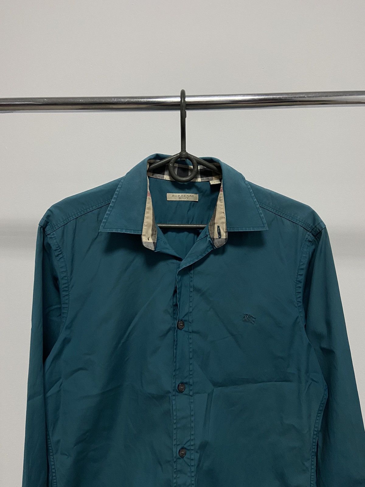 Burberry × Vintage Burberry Vintage Button Ups Classic Nova Check Small Logo Size US S / EU 44-46 / 1 - 2 Thumbnail