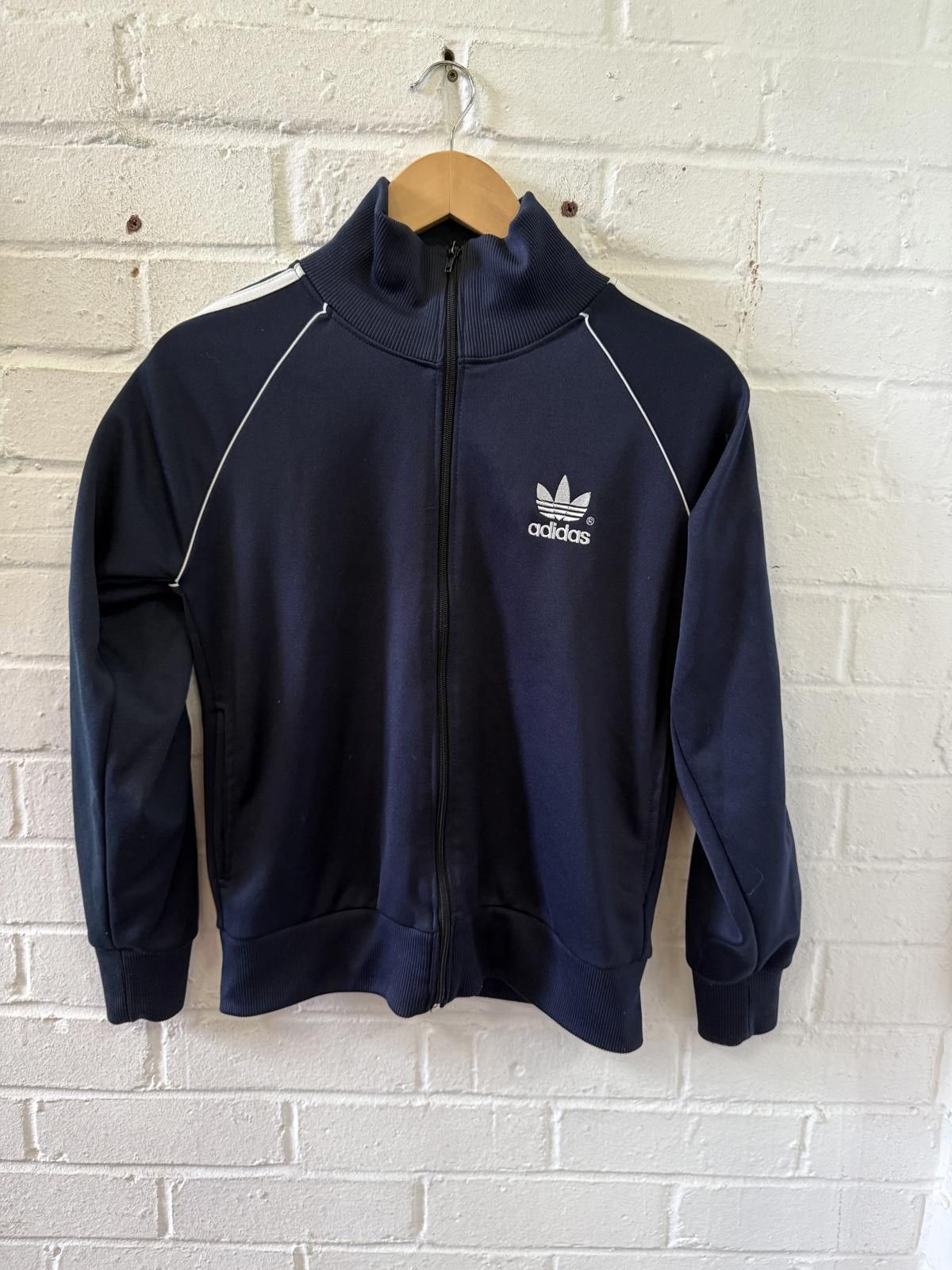 Adidas Adidas Classic Zip-Up Track Jacket - Navy Size US S / EU 44-46 / 1 - 1 Thumbnail