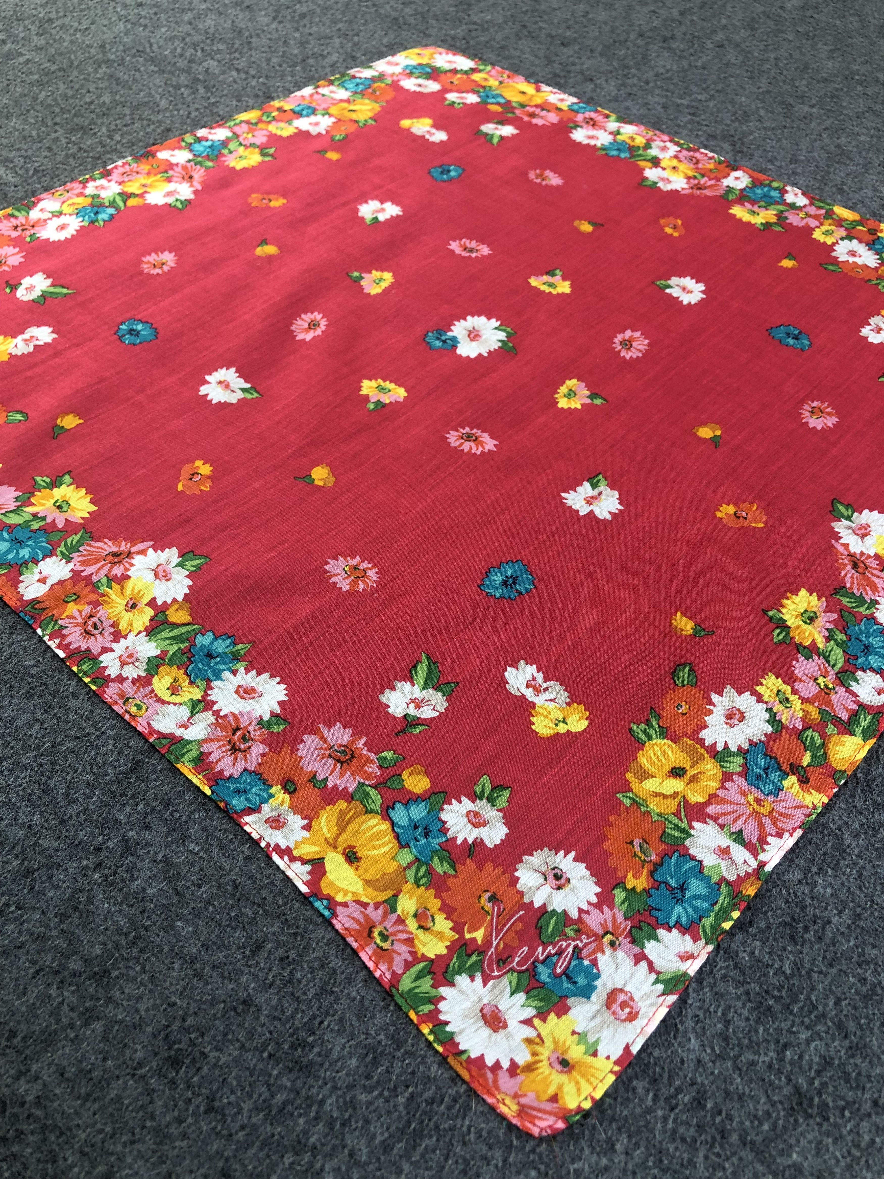 Kenzo × Vintage Kenzo Handkerchief / Bandana / Neckerchief Size ONE SIZE - 4 Thumbnail