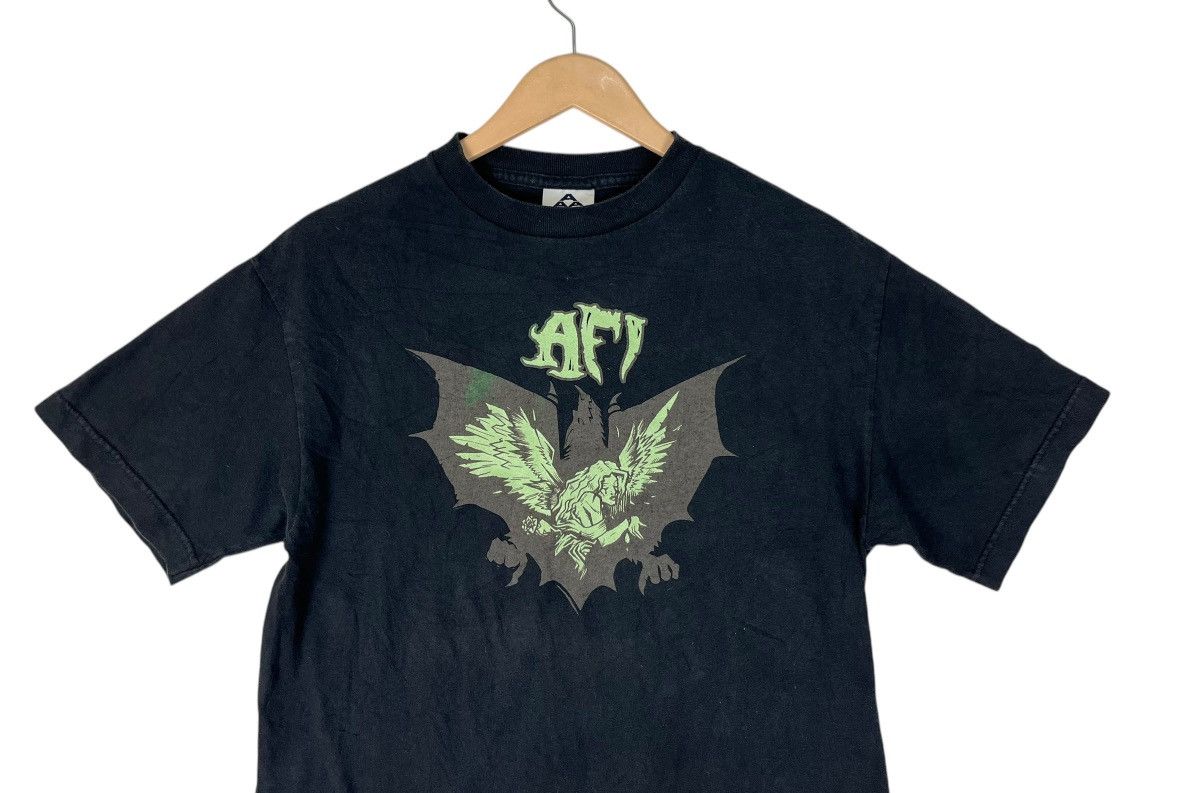Band Tees × Vintage Vintage Y2K Afi Goth Punk Rock Band Glow In The Dark T Shirt Size US M / EU 48-50 / 2 - 3 Thumbnail