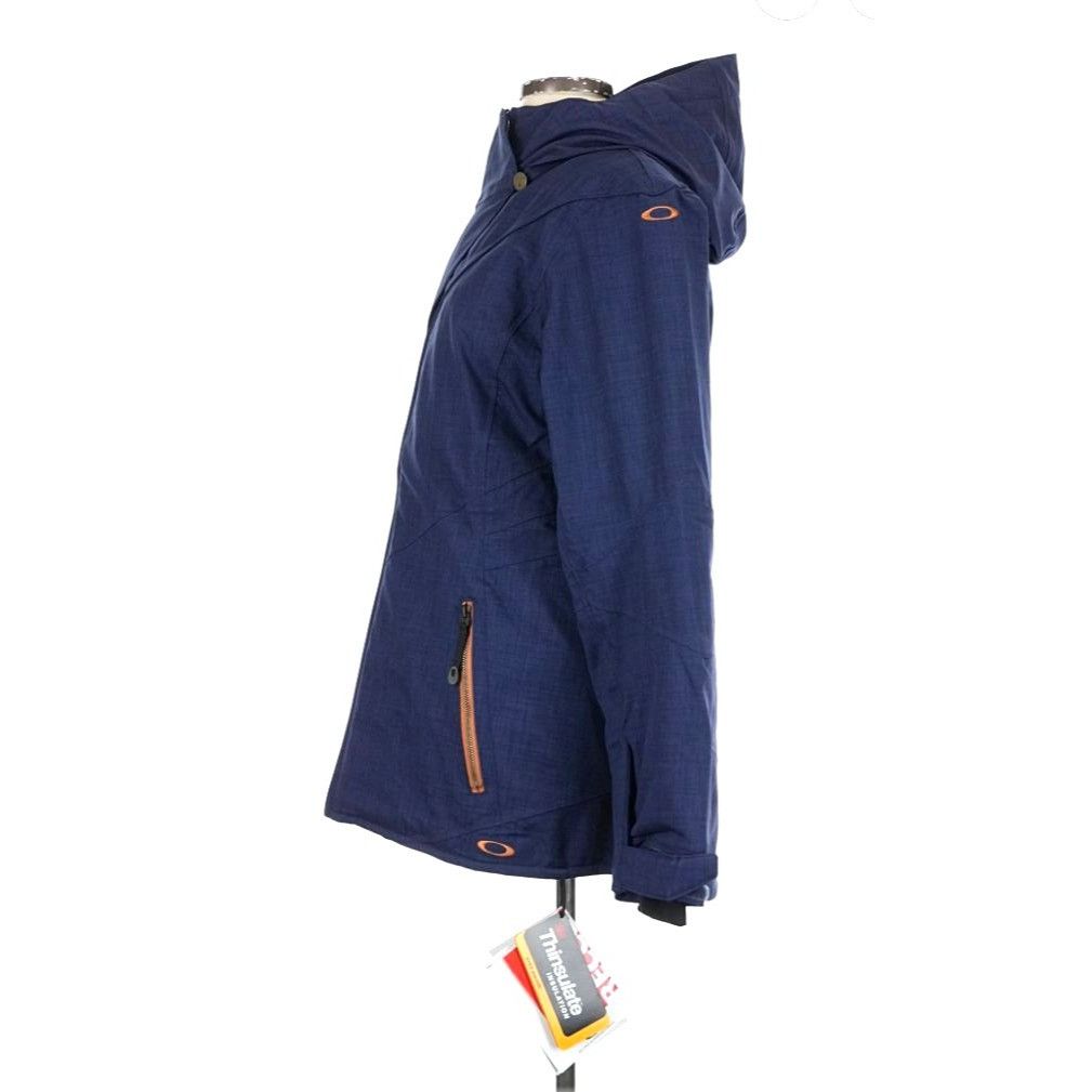 Oakley New Oakley GB Eco Shell Snowboard Jacket Women's Large Navy Size L / US 10 / IT 46 - 9 Thumbnail