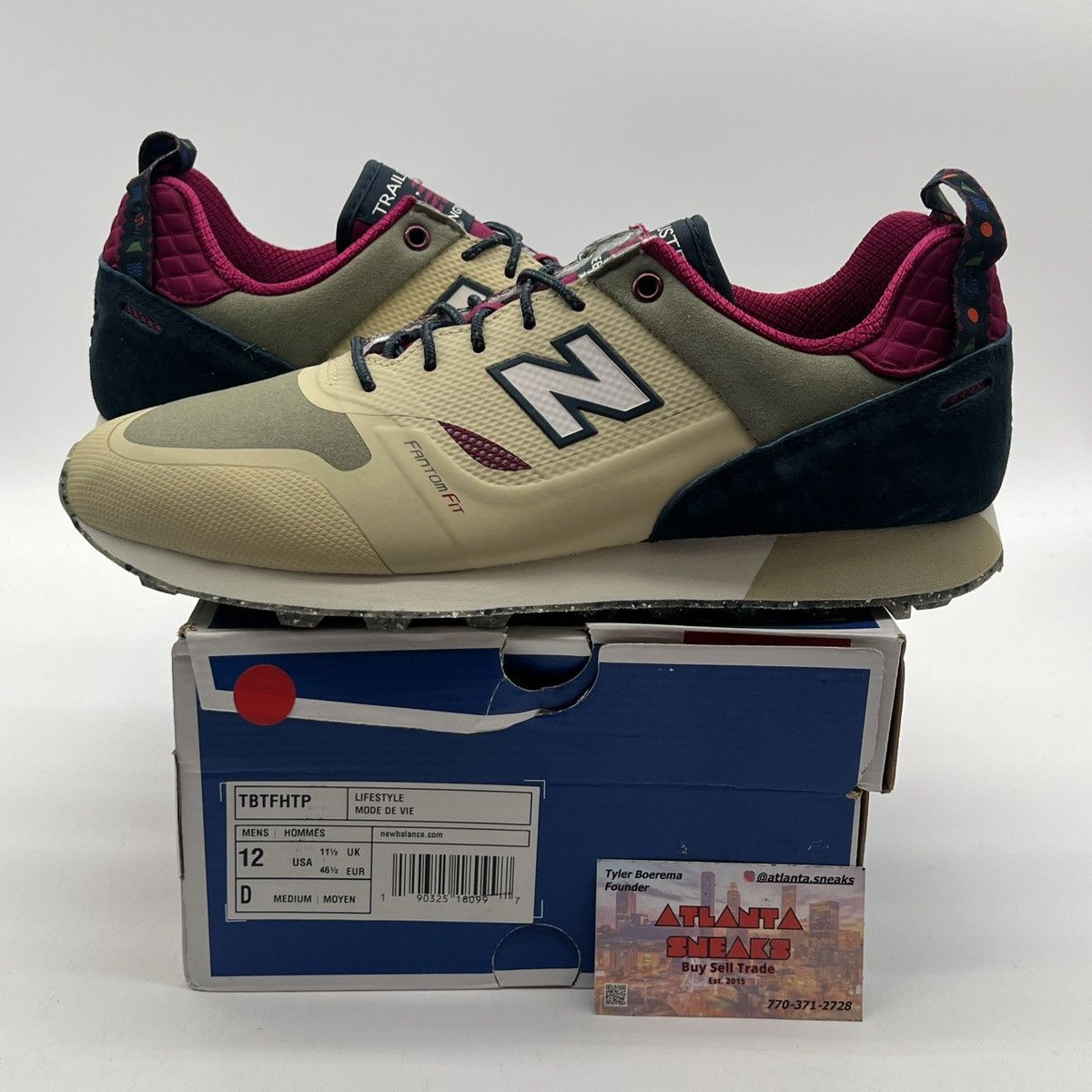 New Balance Trailbuster sand navy Size US 12 / EU 45 - 1 Thumbnail