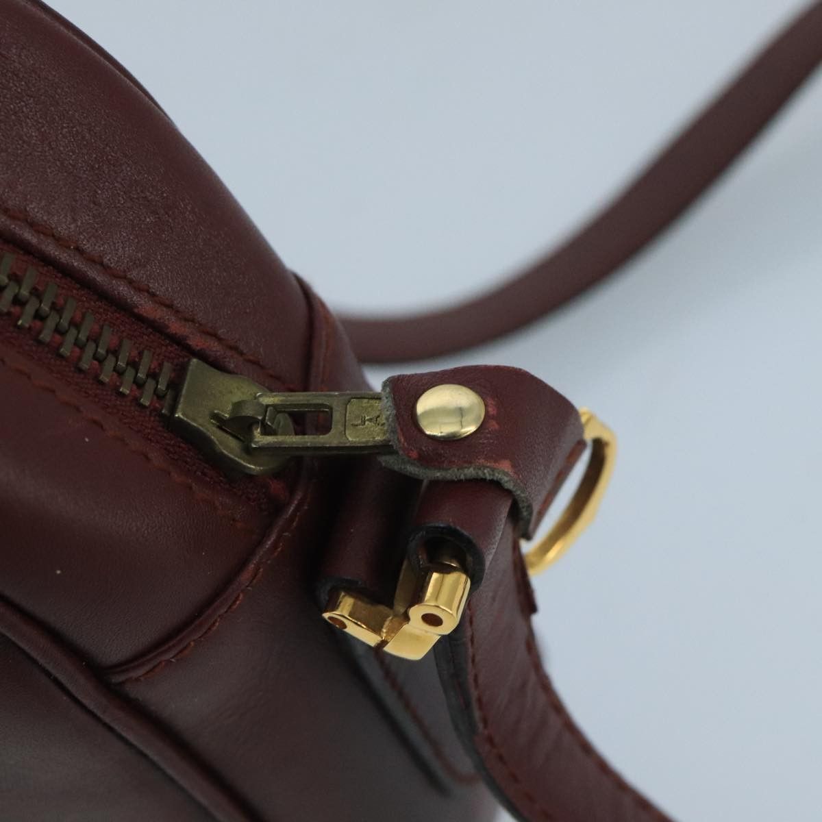 Cartier Cartier Shoulder Bag Leather Bordeaux Gold Size ONE SIZE - 15 Thumbnail