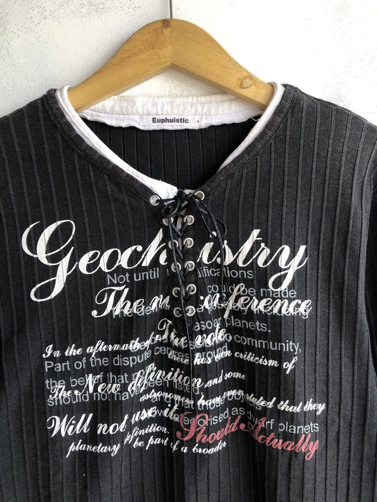If Six Was Nine Japanese Poem Double Layer Euphuistic Longsleeve Ifsix Style Size US L / EU 52-54 / 3 - 4 Thumbnail