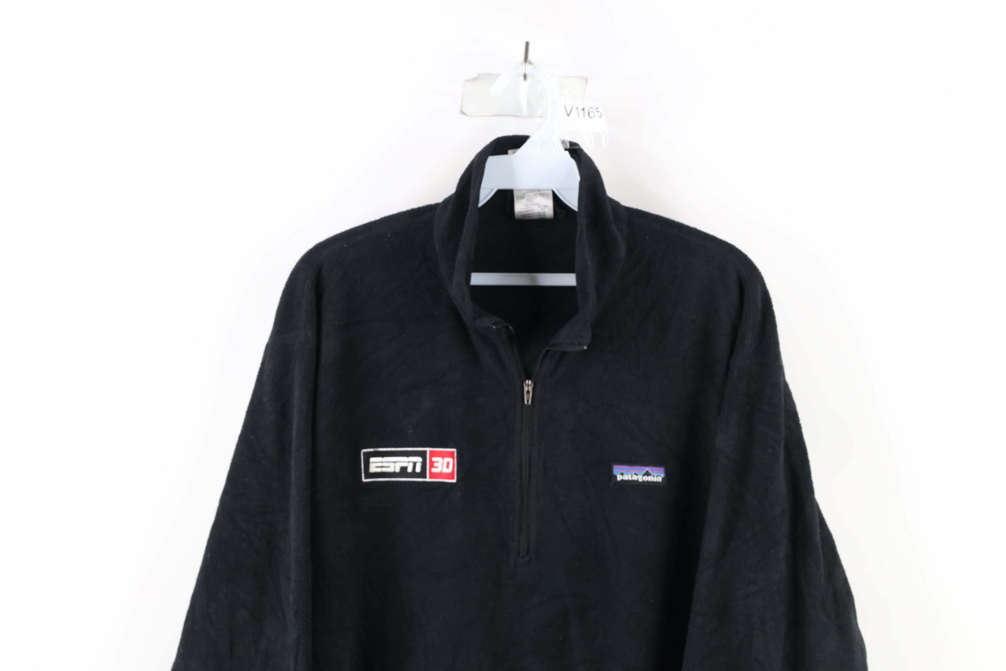 Patagonia Patagonia Spell Out ESPN 3D Half Zip Fleece Pullover Sweater Size US L / EU 52-54 / 3 - 2 Thumbnail