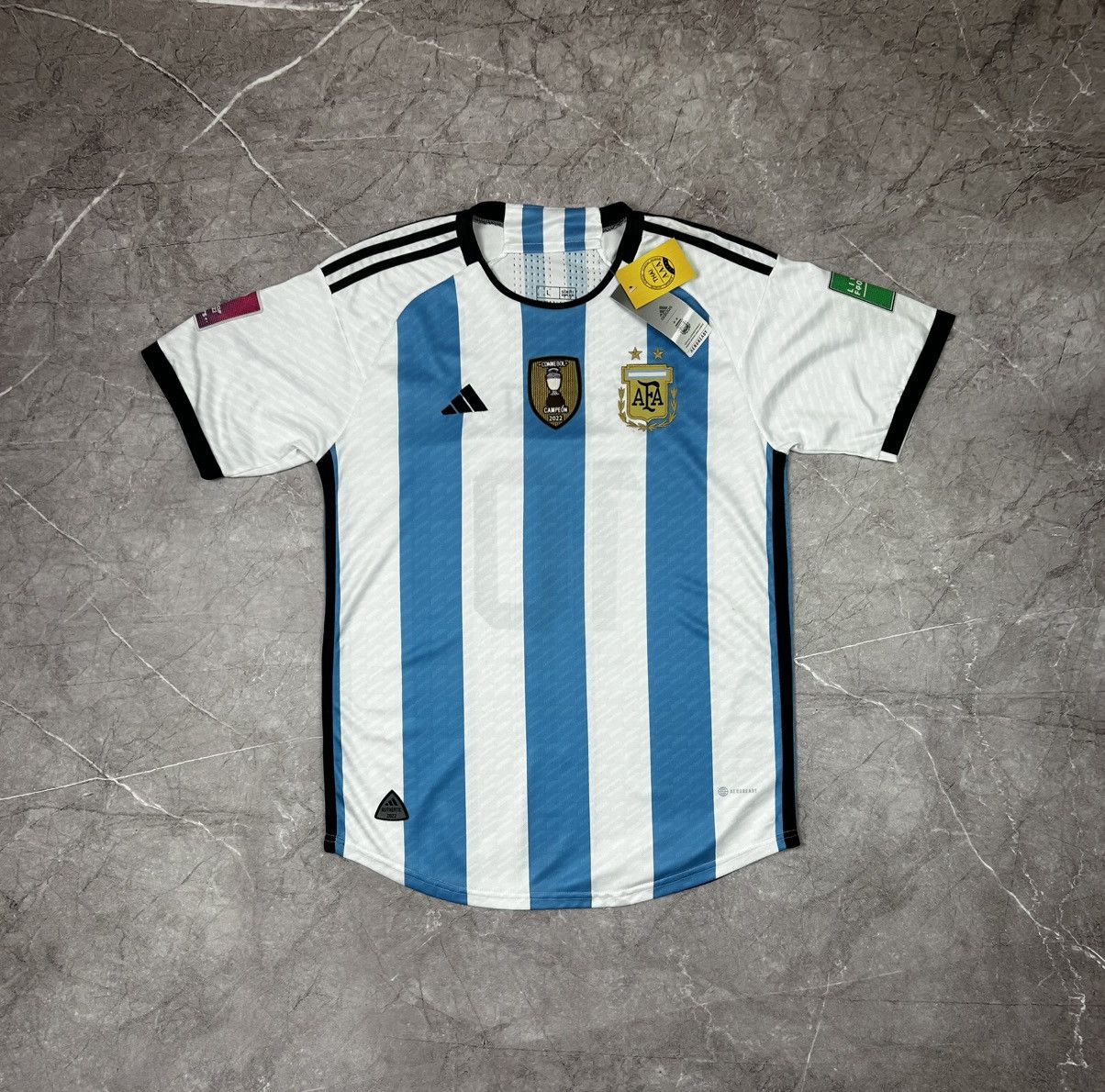 Adidas Adidas Argentina 2022 Messi Home Jersey Player Version Size US L / EU 52-54 / 3 - 1 Thumbnail
