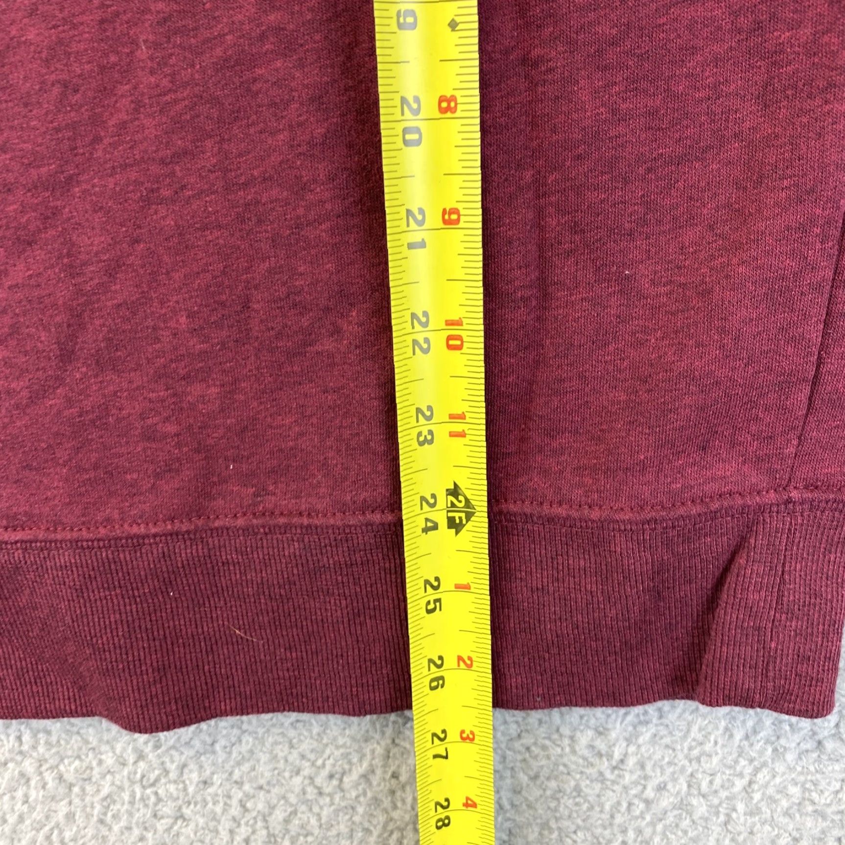 Old Navy Old Navy Sweatshirt / Athletic Women’s Shirt (Womens) Size L Burgundy Red Fleece Crew Neck Pullover, Regular Fit Size L / US 10 / IT 46 - 6 Thumbnail