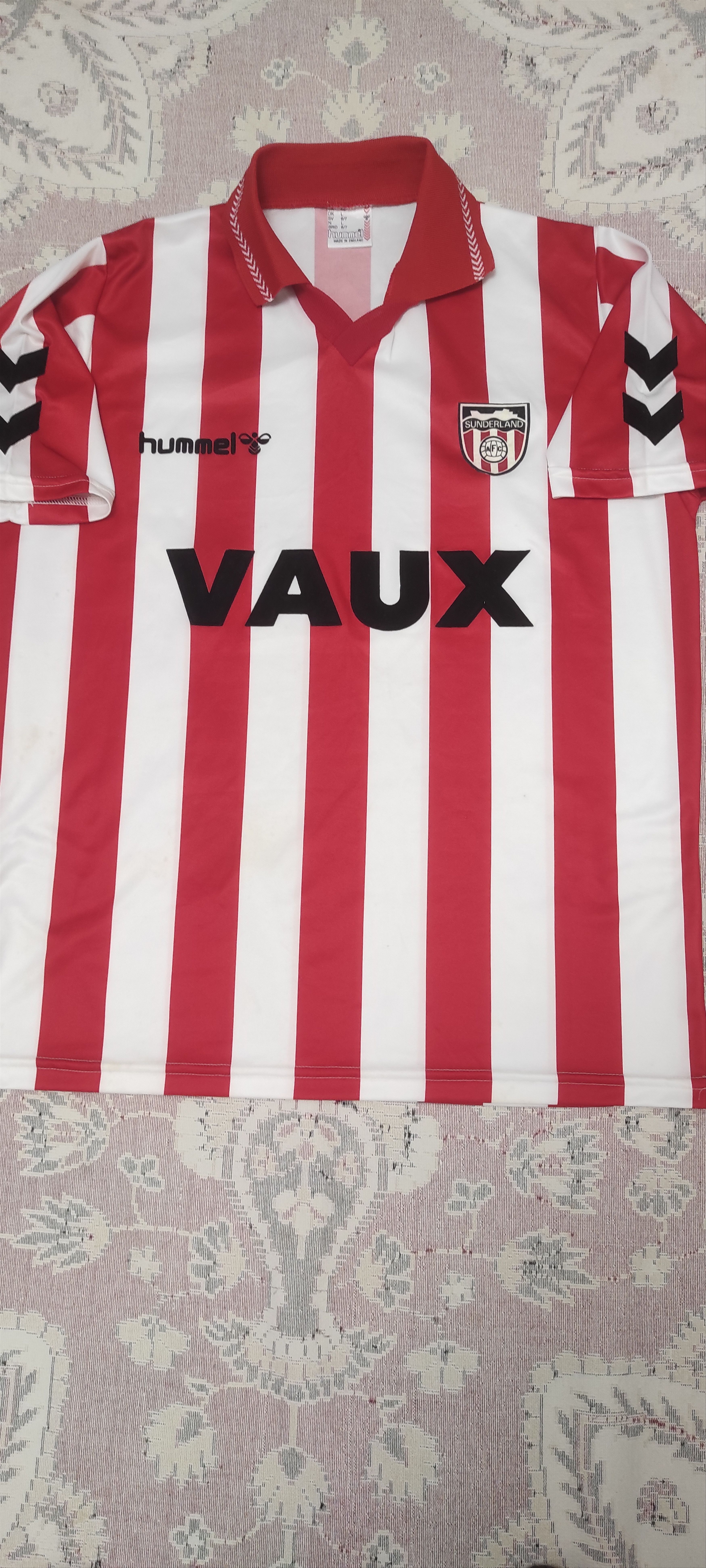Hummel Sunderland Home football shirt 1991 - 1994 Rare Vintage Size US L / EU 52-54 / 3 - 1 Thumbnail