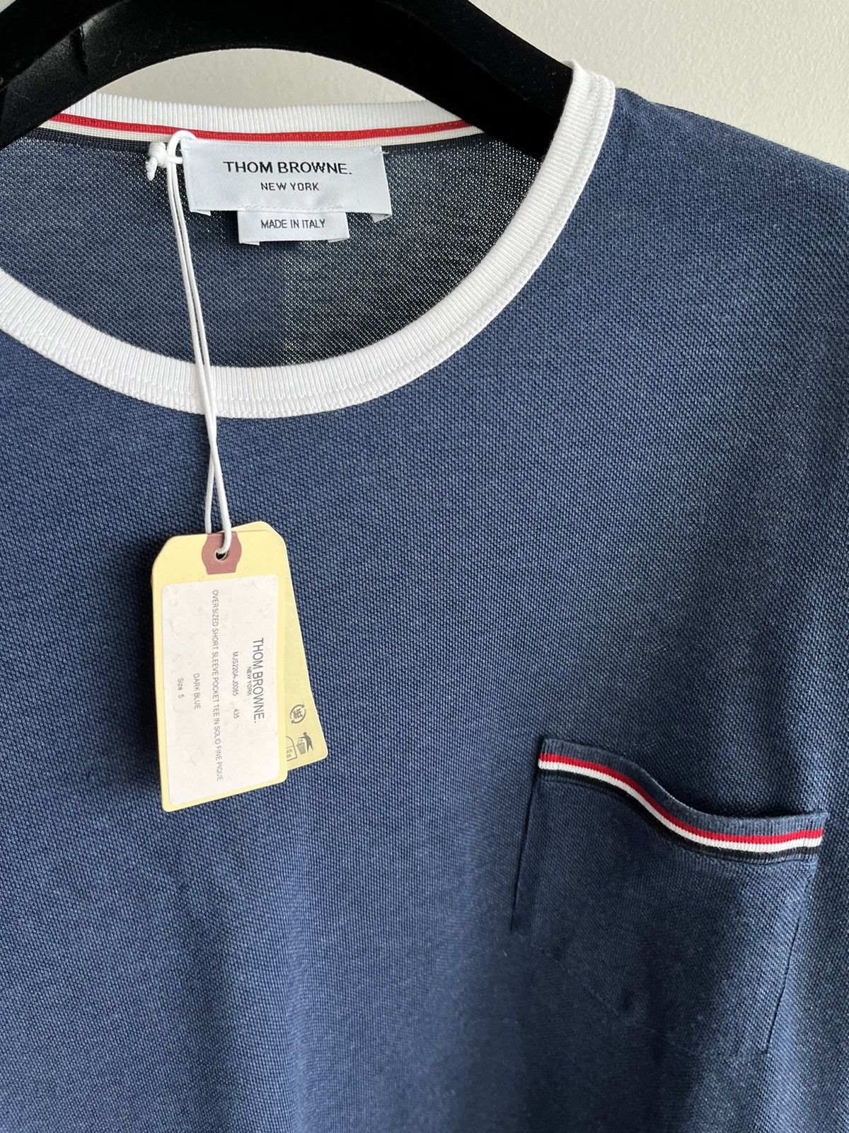 Thom Browne Runway Brand New Iconic Thom Browne Logo Tee T-Shirt Size US XXL / EU 58 / 5 - 19 Thumbnail