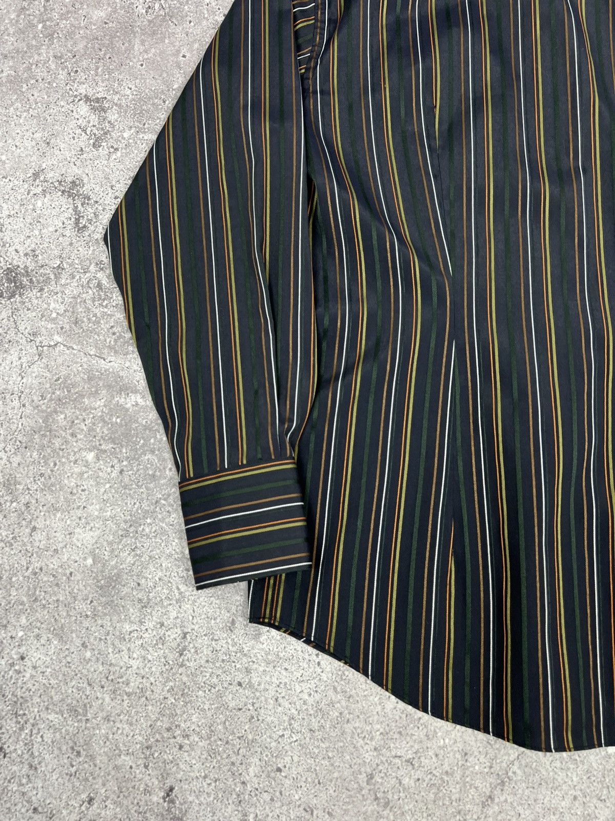 Dolce & Gabbana Vintage Dolce & Gabbana Striped Button Up Shirt Long Sleeve Size US XL / EU 56 / 4 - 18 Thumbnail