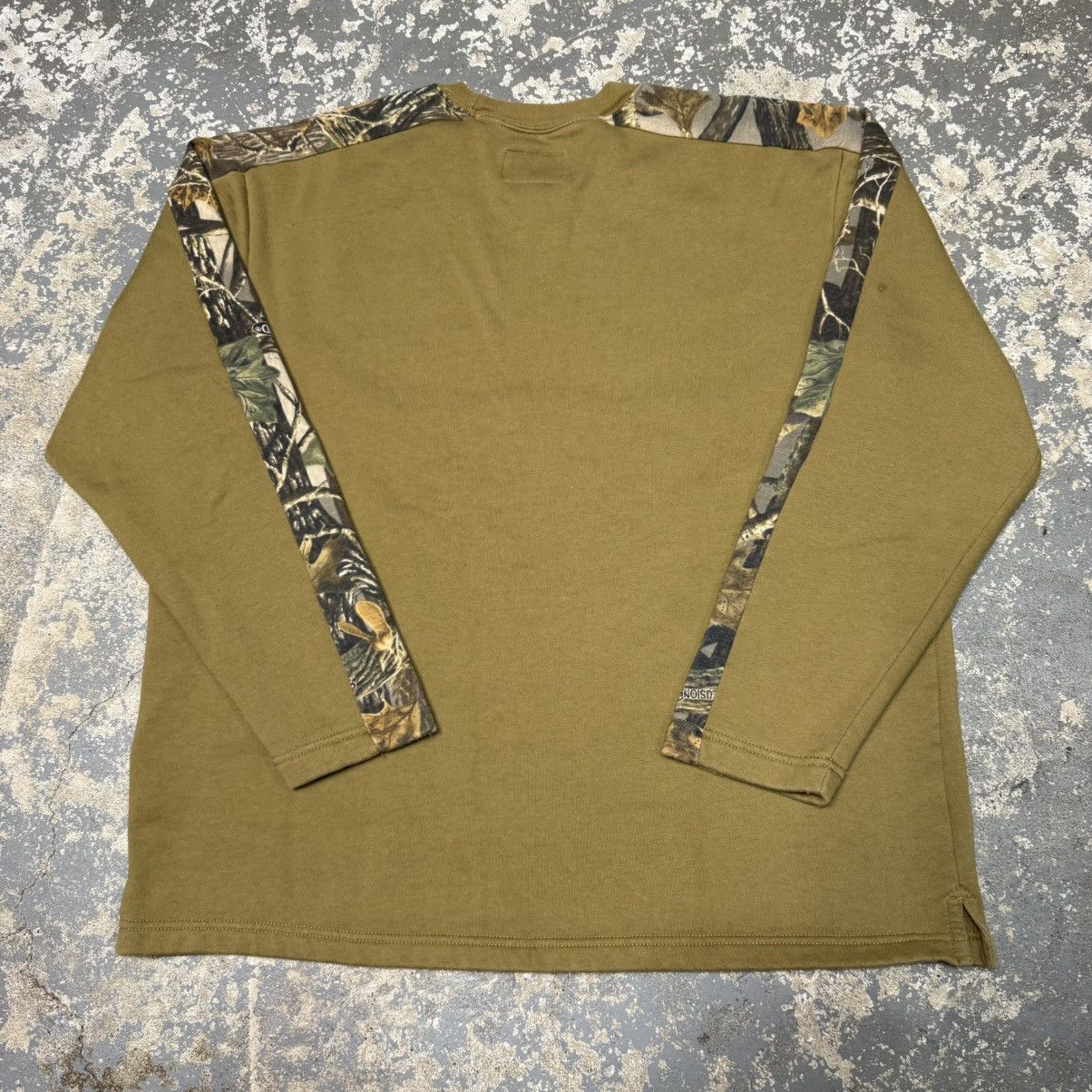 Vintage Vintage Cabelas RealTree Essential Camo Crew Sweatshirt Size US L / EU 52-54 / 3 - 6 Thumbnail